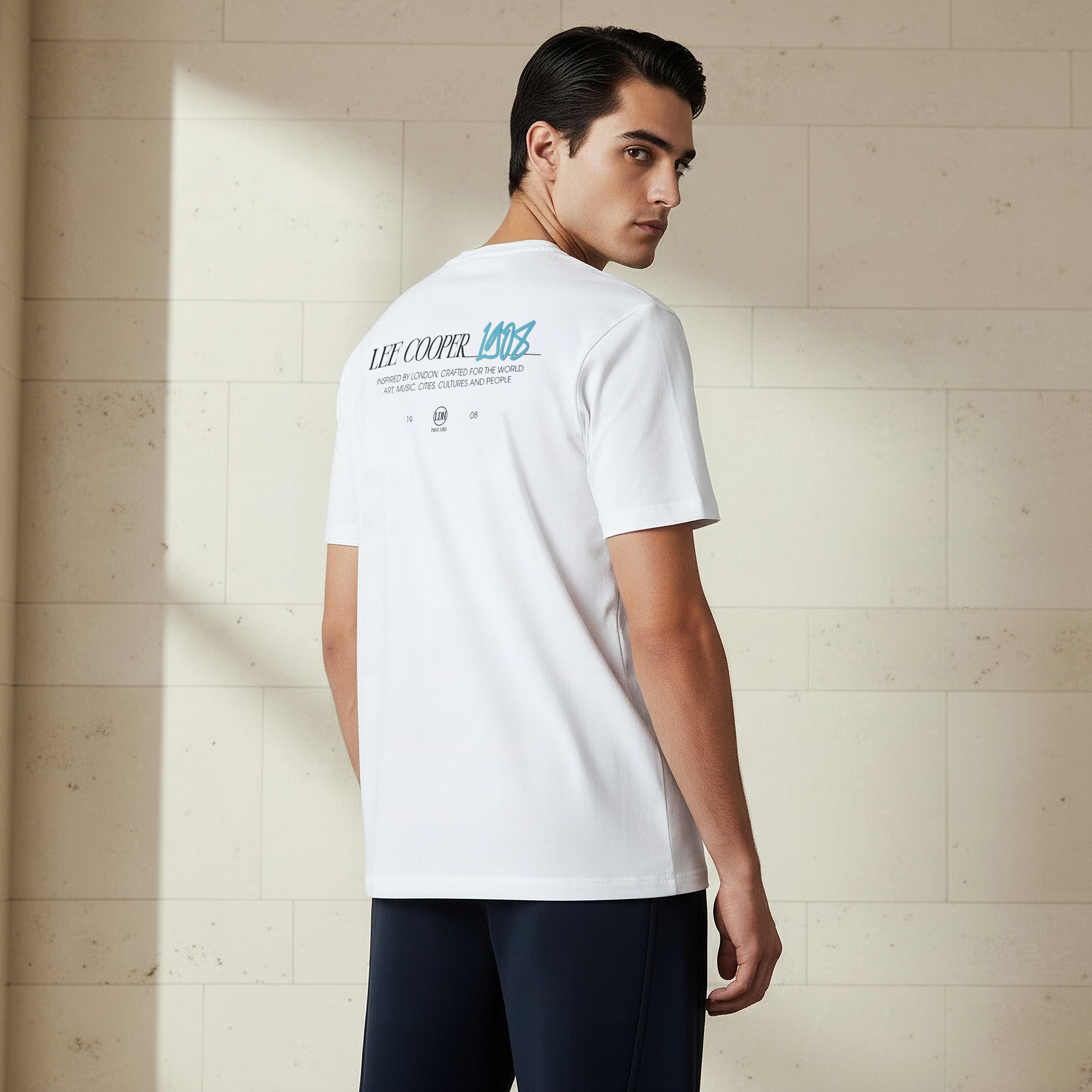 Lee Cooper Men Regular Fit Crew Neck Short Sleeve Printed T-shirt-men-clothing-tshirtsandpolos-tshirts-image-4