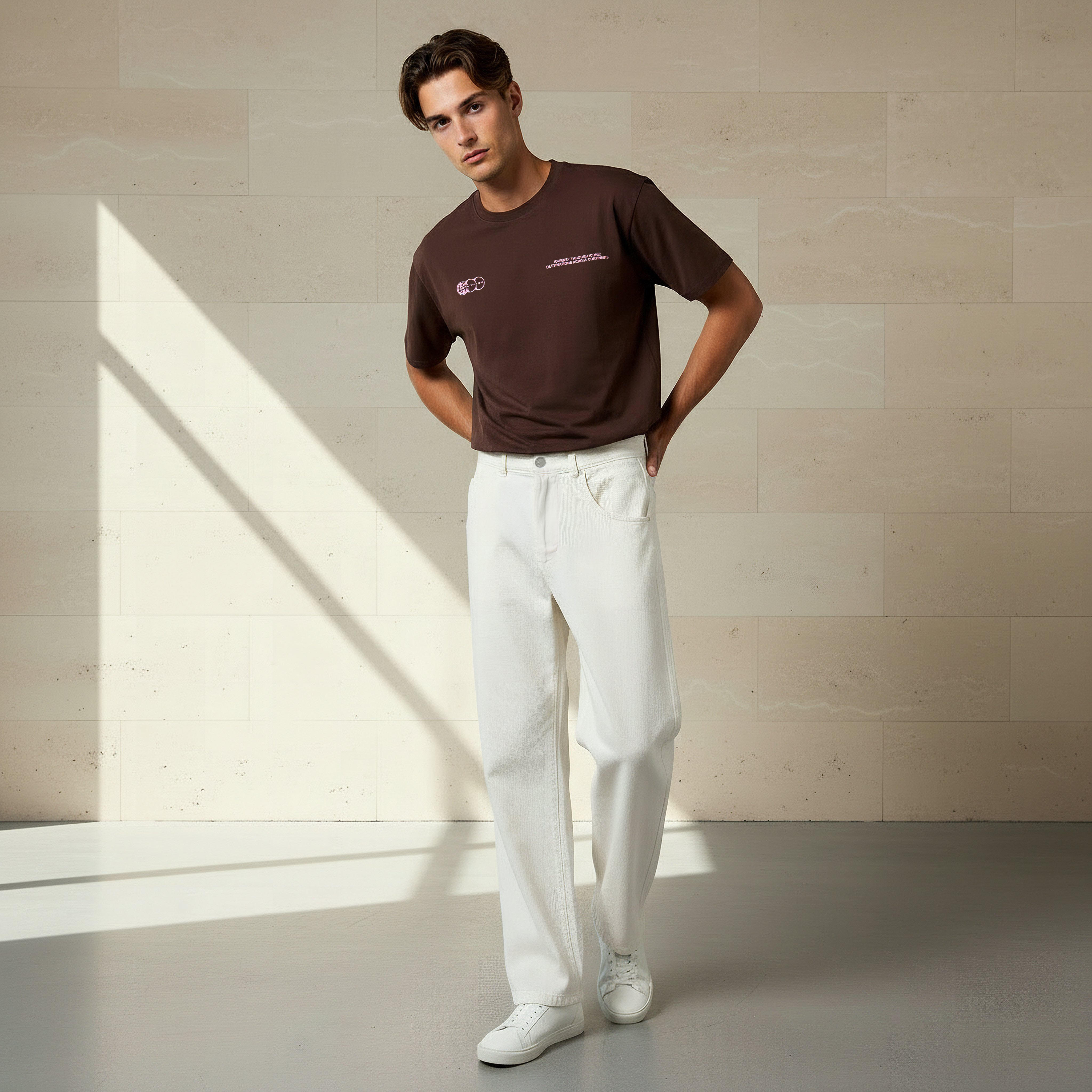 بنطلون جينز مطاطي بقصة عادية وخصر متوسط للرجال-men-clothing-bottoms-jeans-image-3