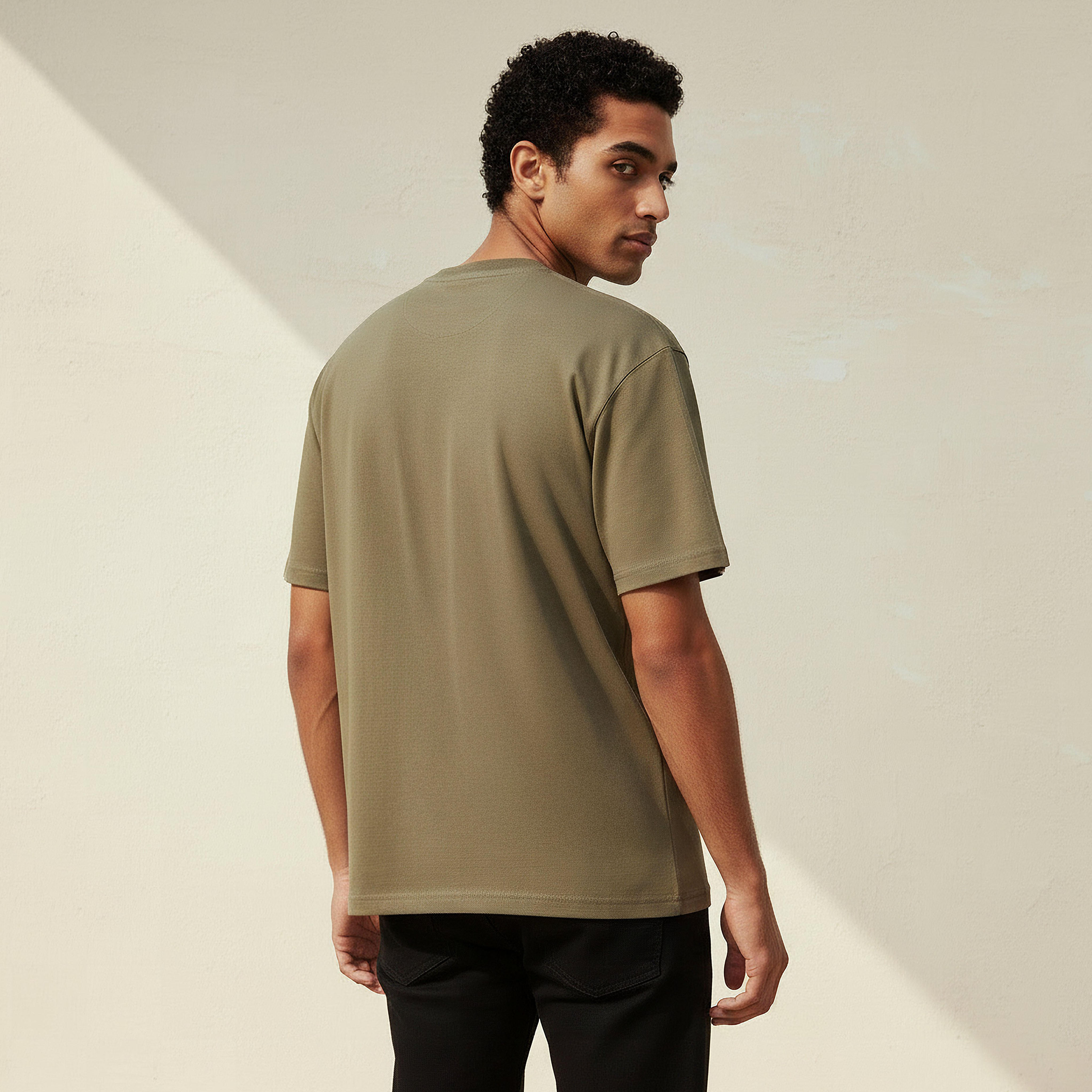 Lee Cooper Men Regular Fit Crew Neck Short Sleeves Embroidered T-shirt-men-clothing-tshirtsandpolos-tshirts-image-4