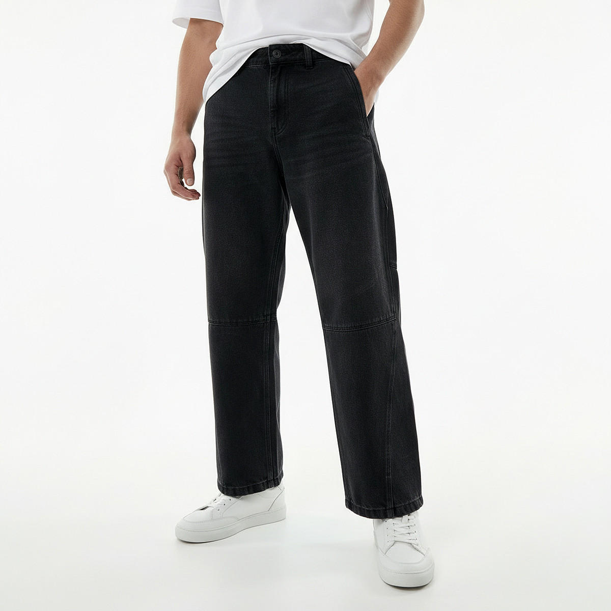 Lee Cooper Men Flared Mid-Rise Panelled Jeans-men-clothing-bottoms-jeans-image-6