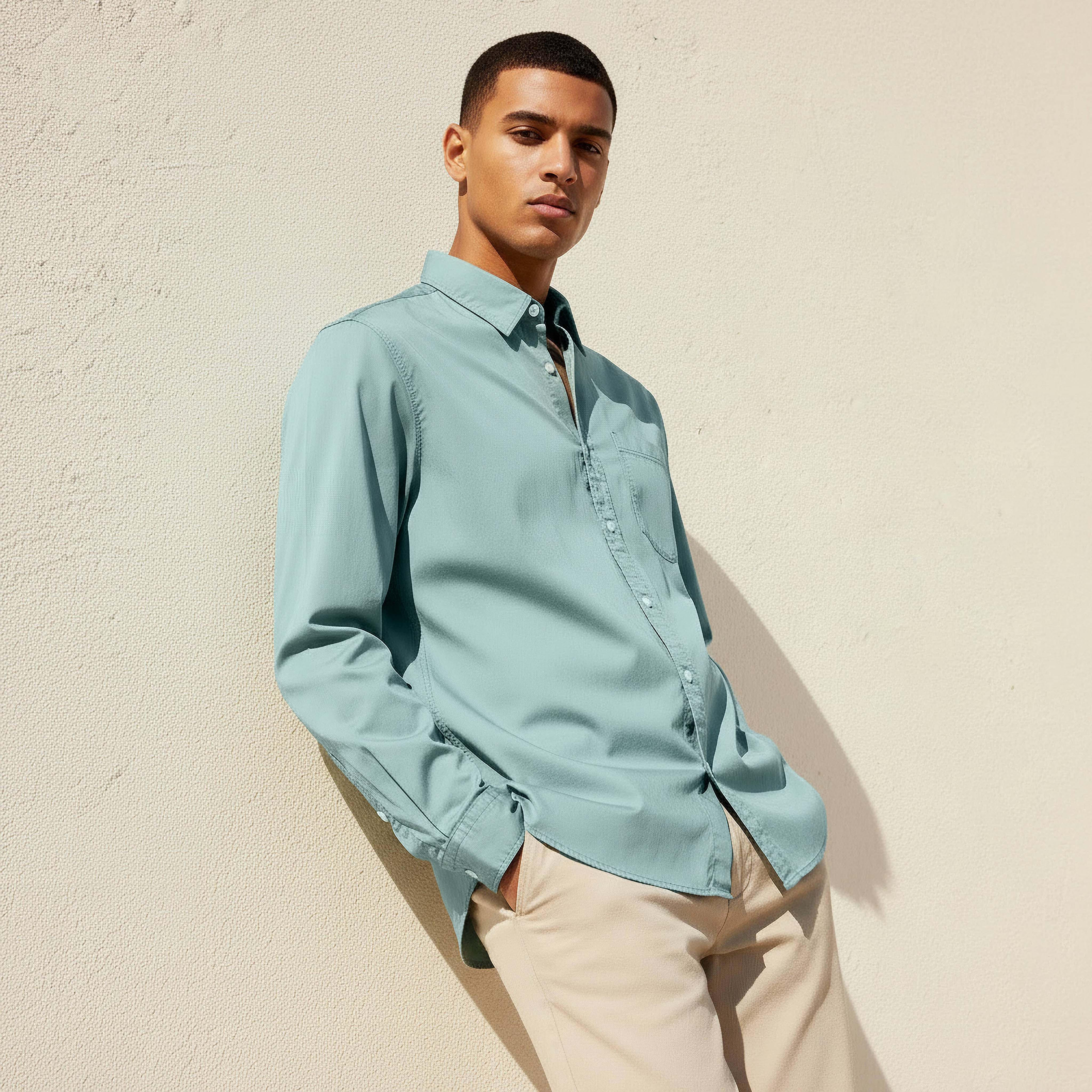 Lee Cooper Men Regular Fit Collar Long Sleeves Shirt-PROMO_SP_SA_2FOR149_110625-image-1