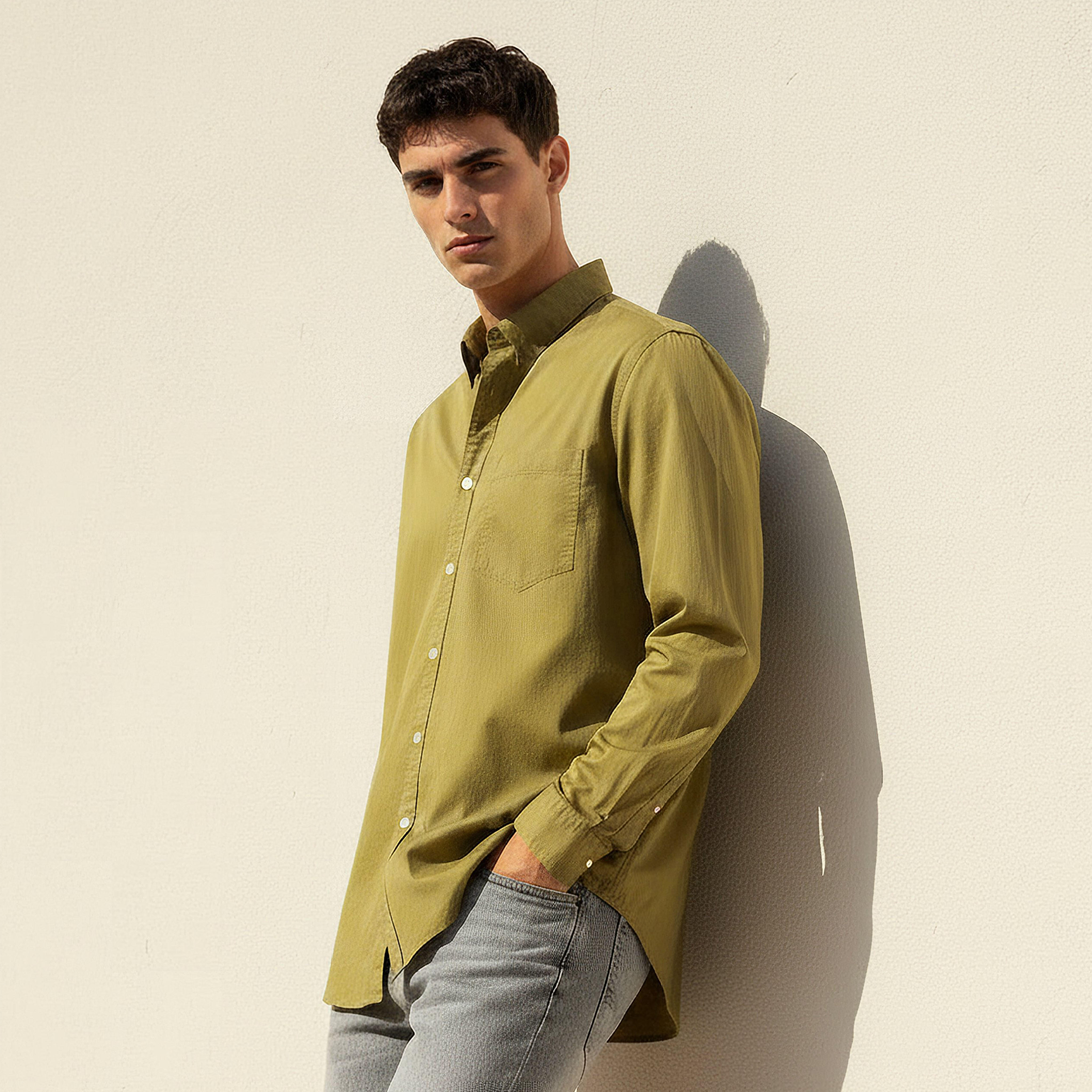 Lee Cooper Men Regular Fit Collar Long Sleeves Shirt-PROMO_SP_SA_2FOR149_110625-image-1