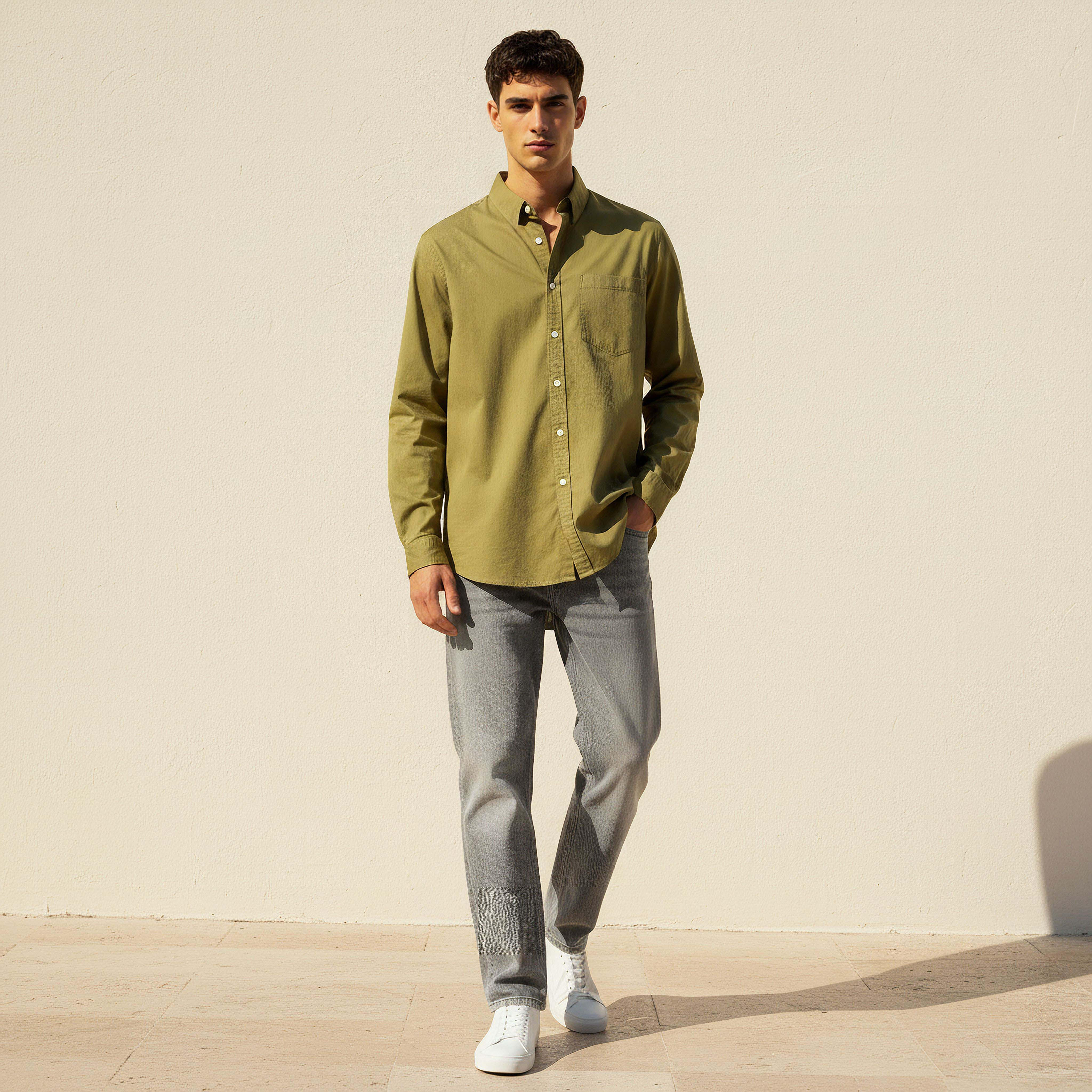 Lee Cooper Men Regular Fit Collar Long Sleeves Shirt-PROMO_SP_SA_2FOR149_110625-image-3
