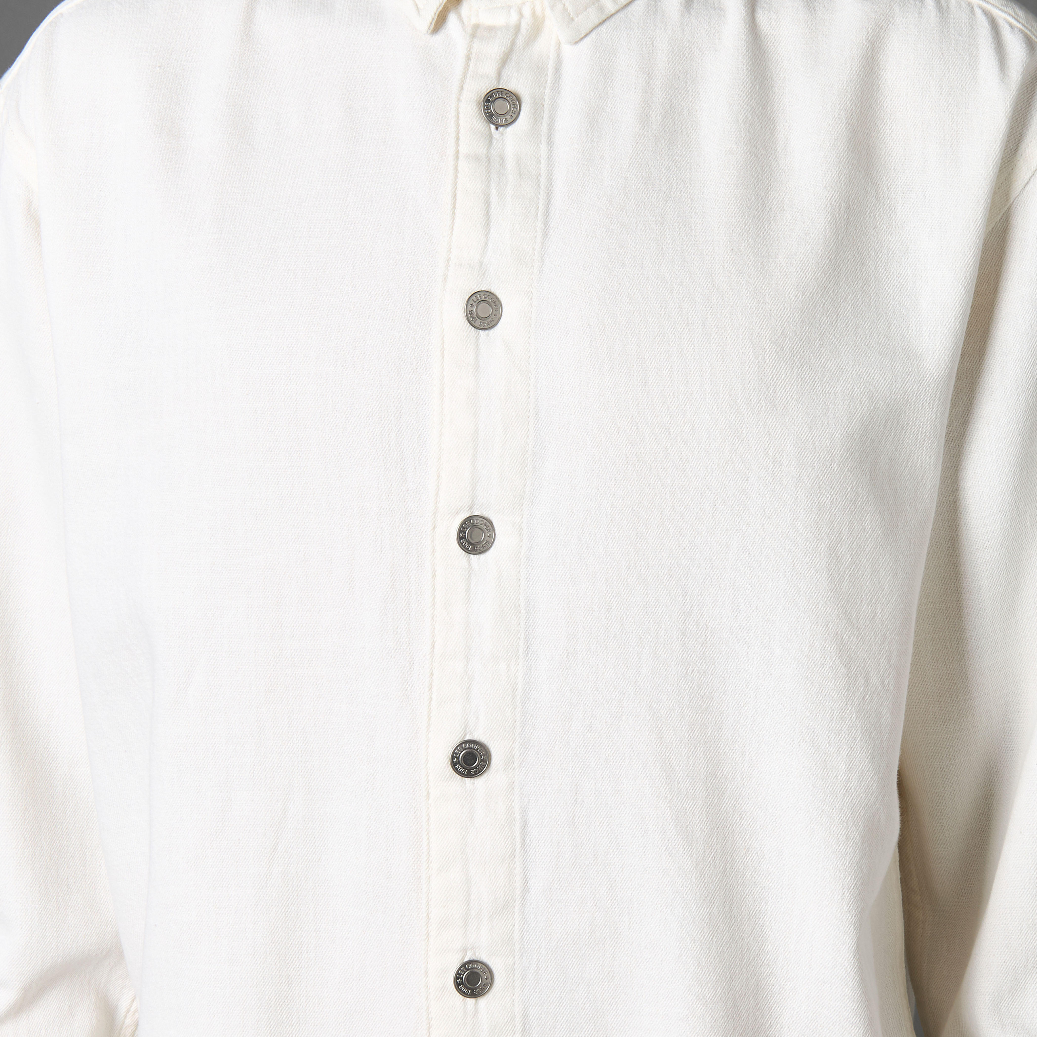 Lee Cooper Men Regular Fit Collared Denim Long Sleeves Shirt-men-clothing-shirts-image-2