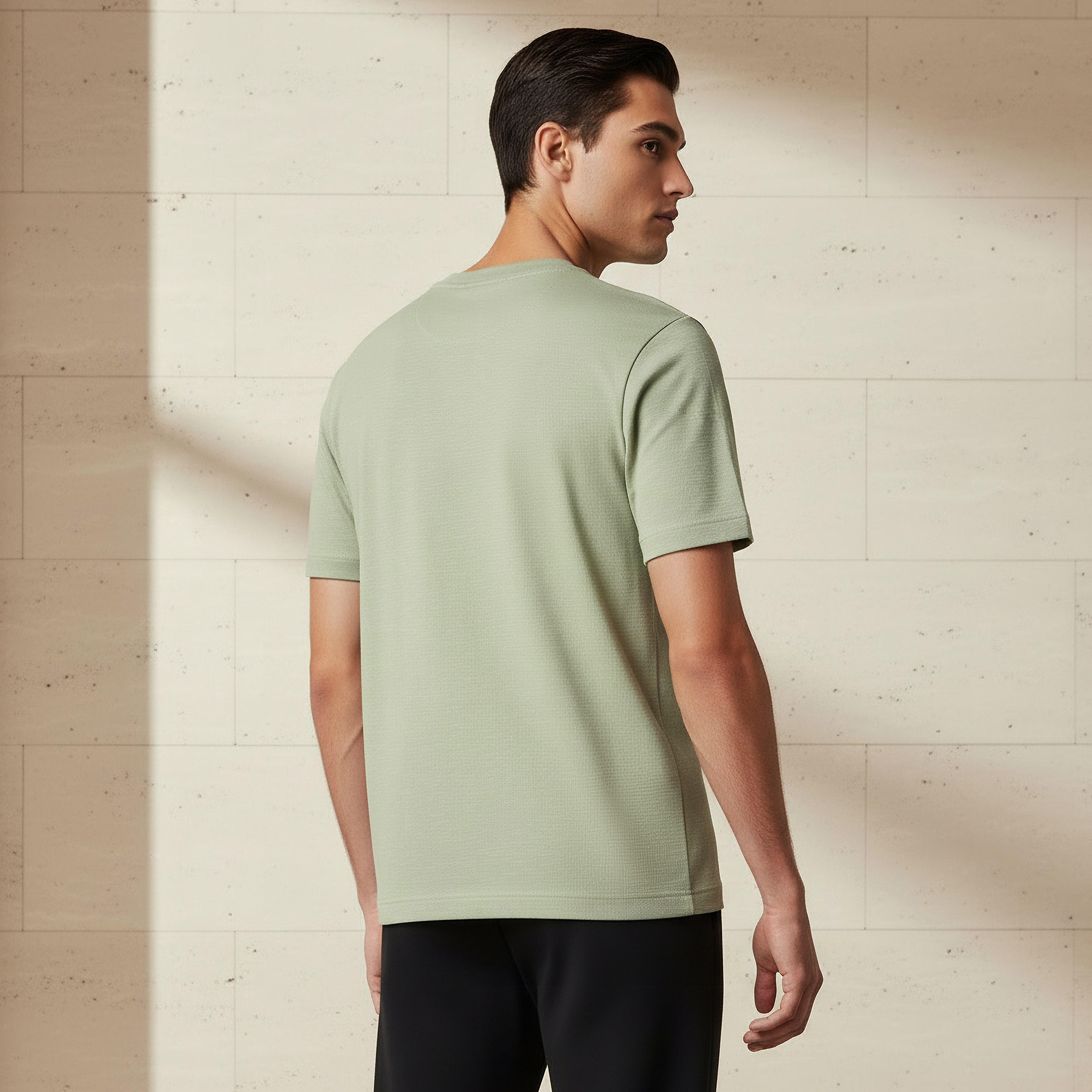 Lee Cooper Men Regular Fit Crew Neck Short Sleeves Badge Detail T-shirt-men-clothing-tshirtsandpolos-tshirts-image-3