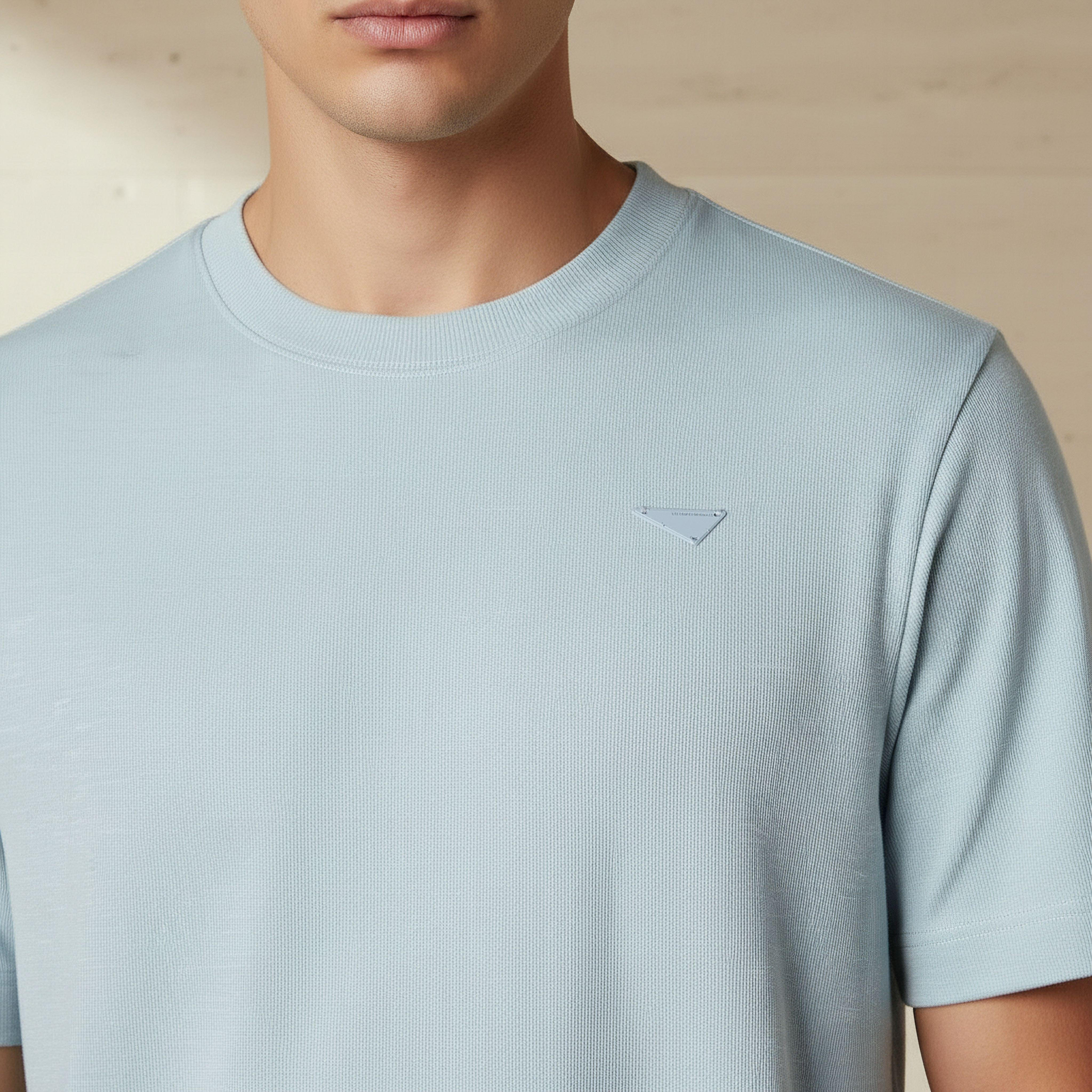 Lee Cooper Men Regular Fit Crew Neck Short Sleeves Badge Detail T-shirt-men-clothing-tshirtsandpolos-tshirts-image-4