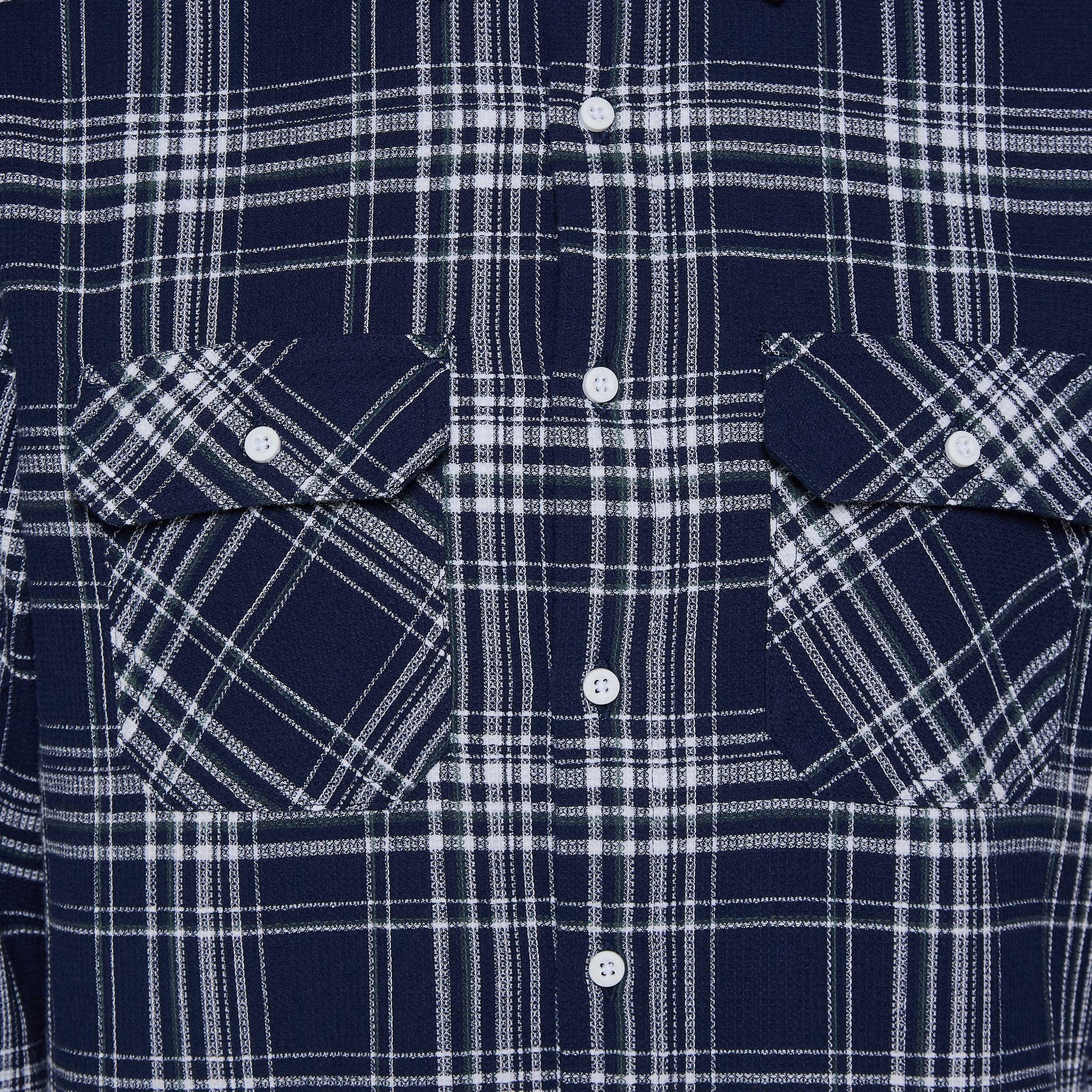 قميص رجالي كاروهات بياقة وقصة عادية وأكمام طويلة من لي كوبر-men-clothing-shirts-image-2