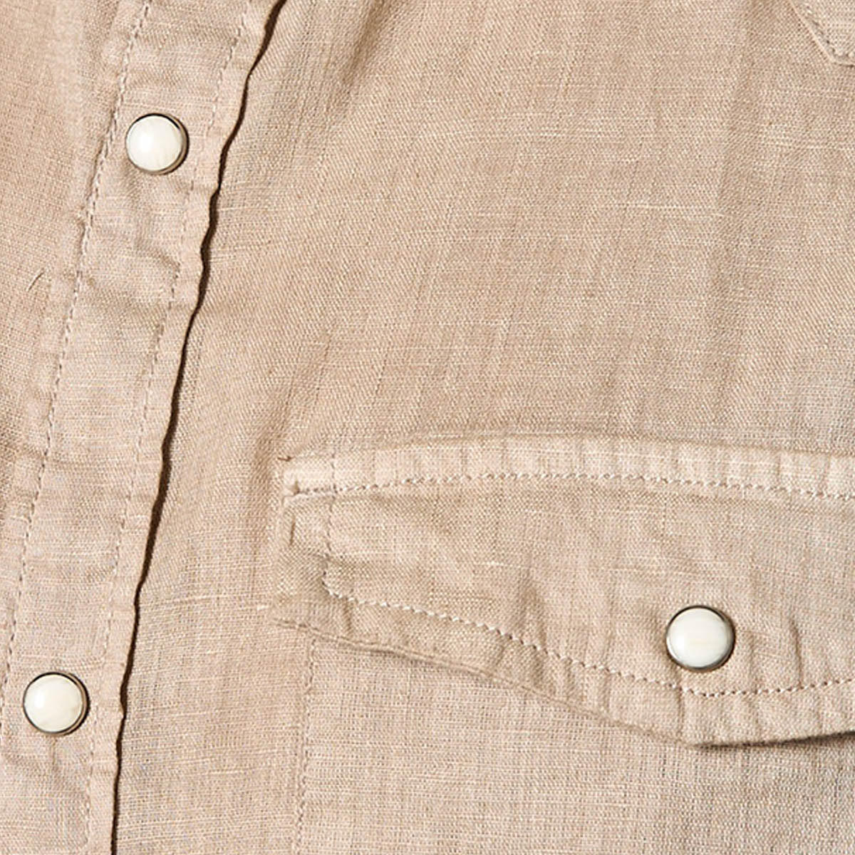 قميص كتان بقصّة عادية وياقة عادية وأكمام طويلة للرجال من لي كوبر-men-clothing-shirts-image-2