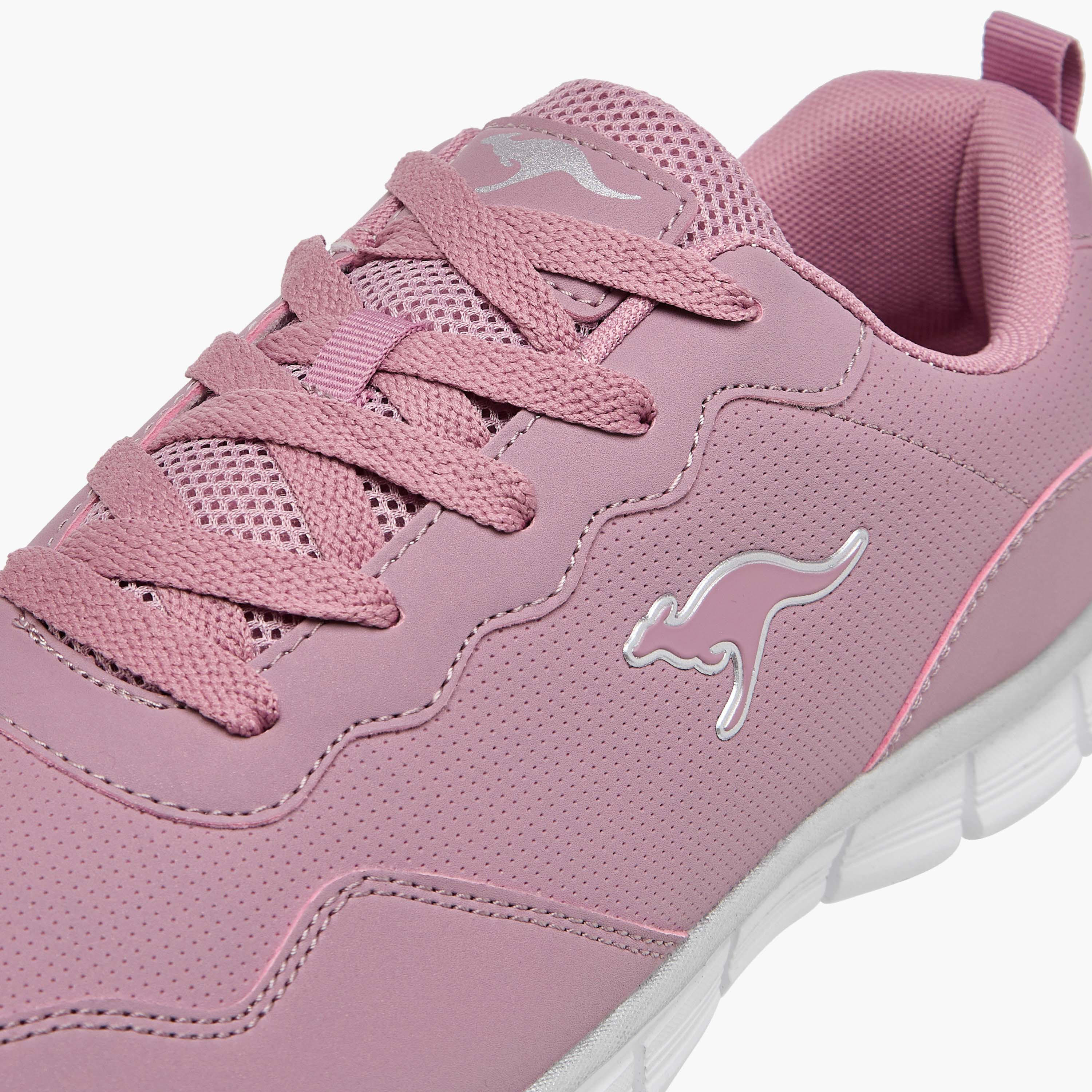 KangaROOS Women's Panelled Lace-Up Sports Shoes-women-shoes-sports-image-4