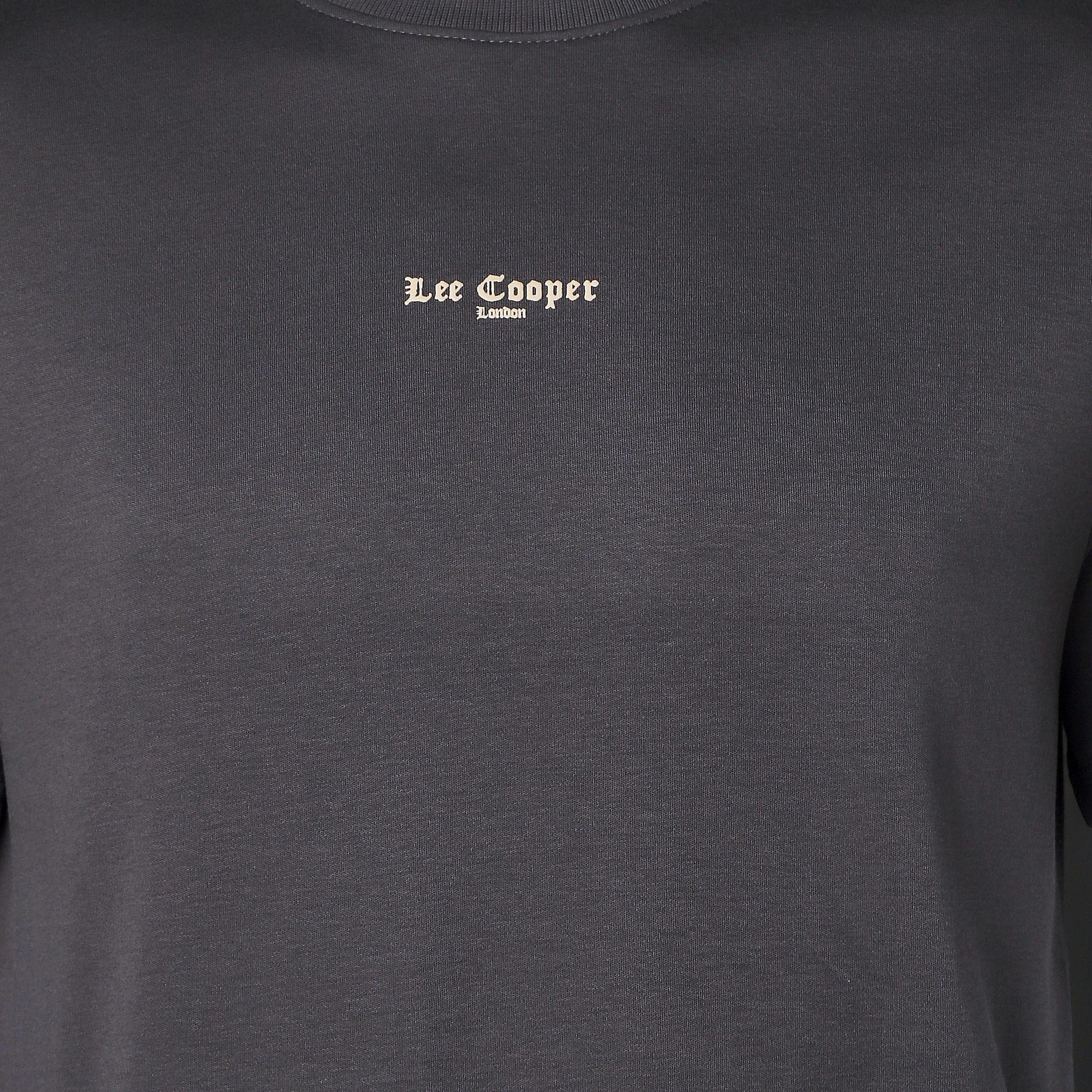 Lee Cooper Men Regular Fit Crew Neck Short Sleeve Logo Print T-shirt-men-clothing-tshirtsandpolos-tshirts-image-2