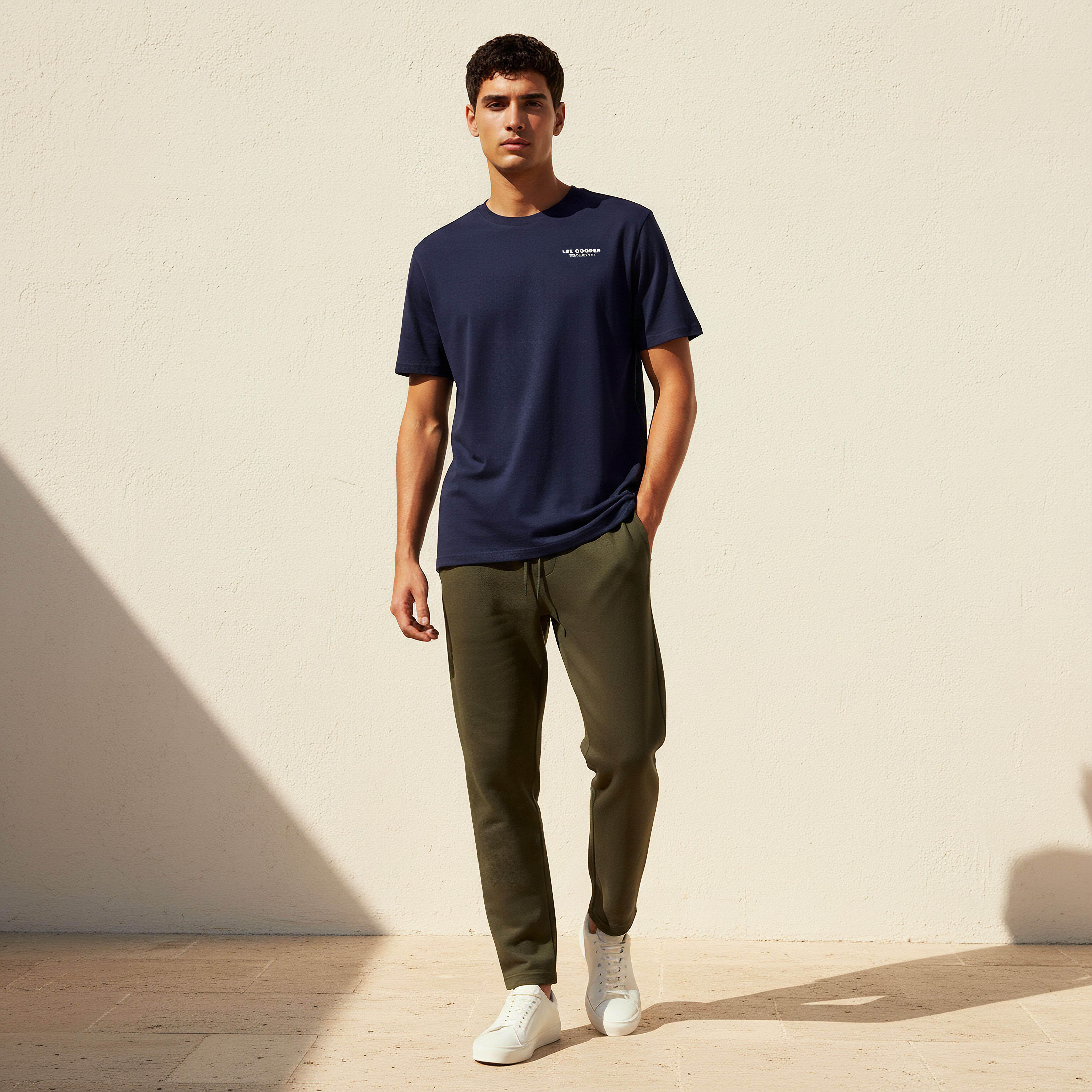 Lee Cooper Men Regular Fit Crew Neck Short Sleeve Logo Print T-shirt-men-clothing-tshirtsandpolos-tshirts-image-4