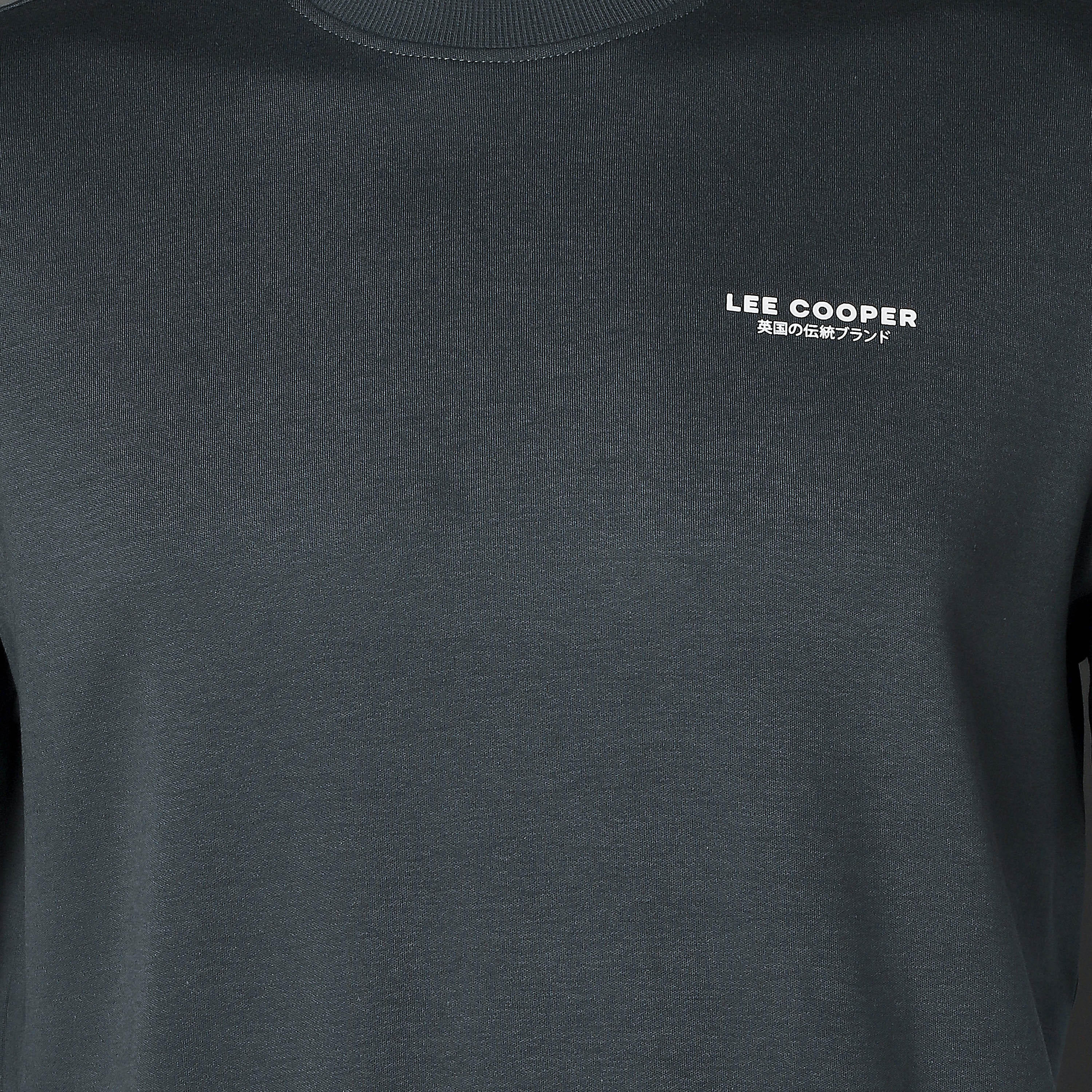 Lee Cooper Men Regular Fit Crew Neck Short Sleeve Logo Print T-shirt-men-clothing-tshirtsandpolos-tshirts-image-2