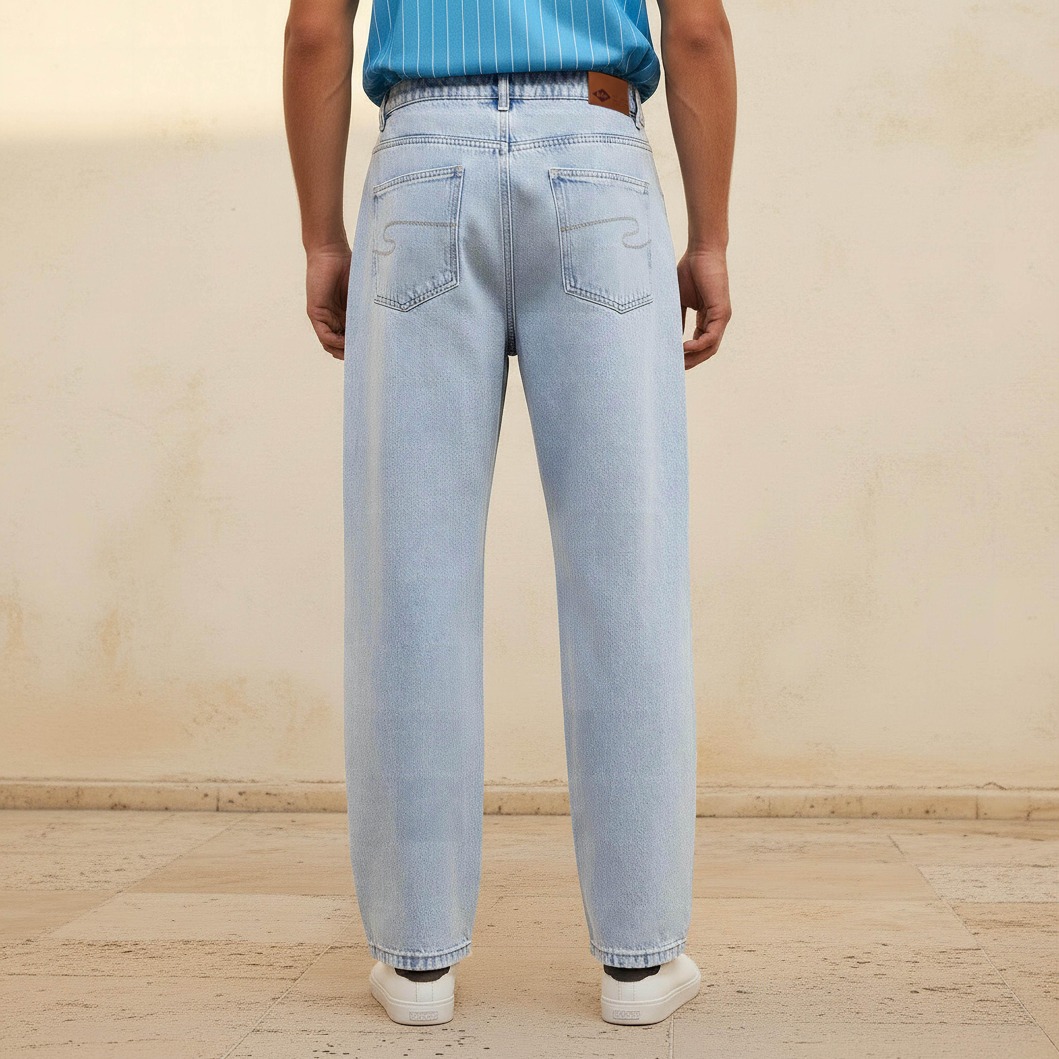 Lee Cooper Men Baggy Fit Pocket Jeans-men-clothing-bottoms-jeans-image-4