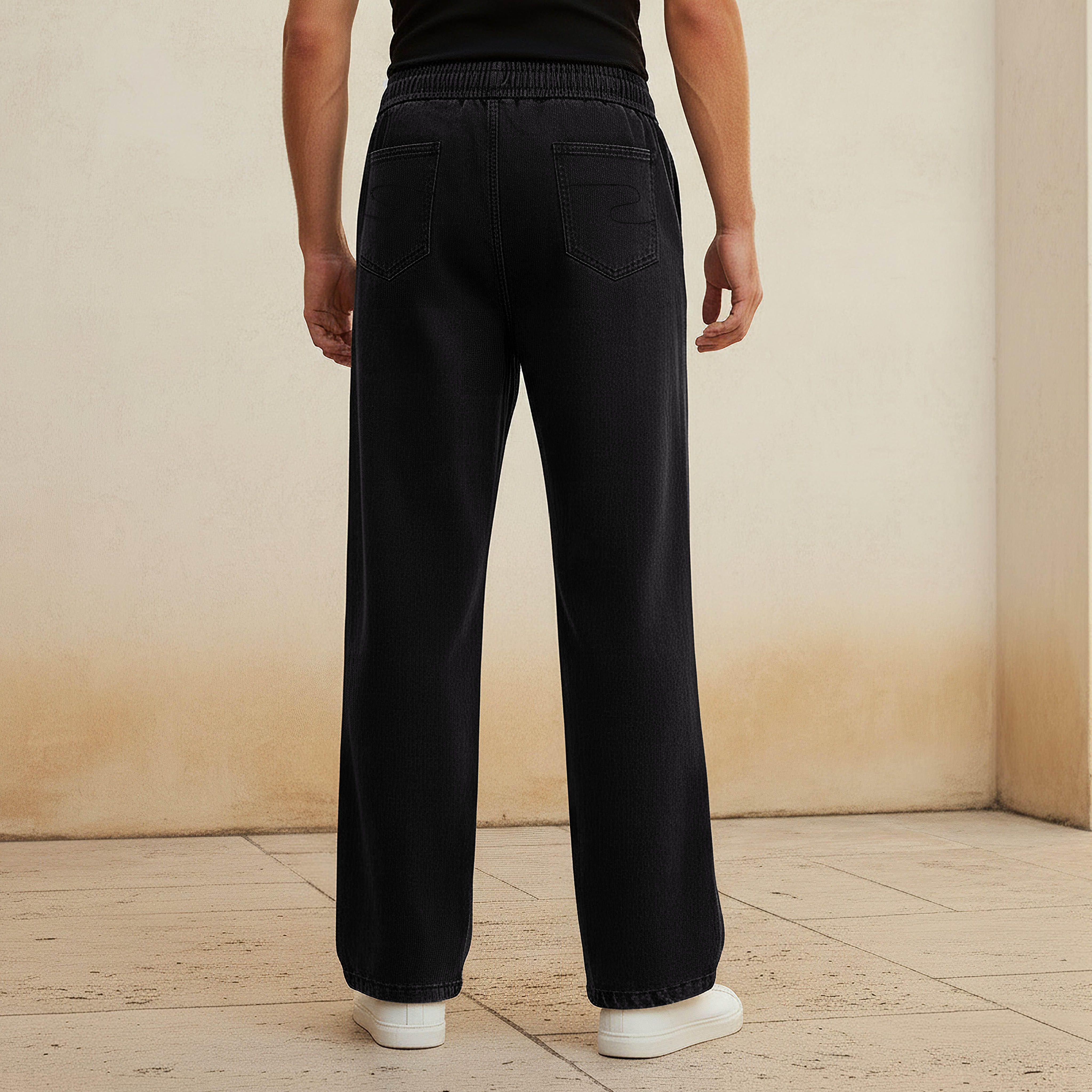 Lee Cooper Men Regular Fit Drawstring Waist Pocket Jeans-men-clothing-bottoms-jeans-image-4
