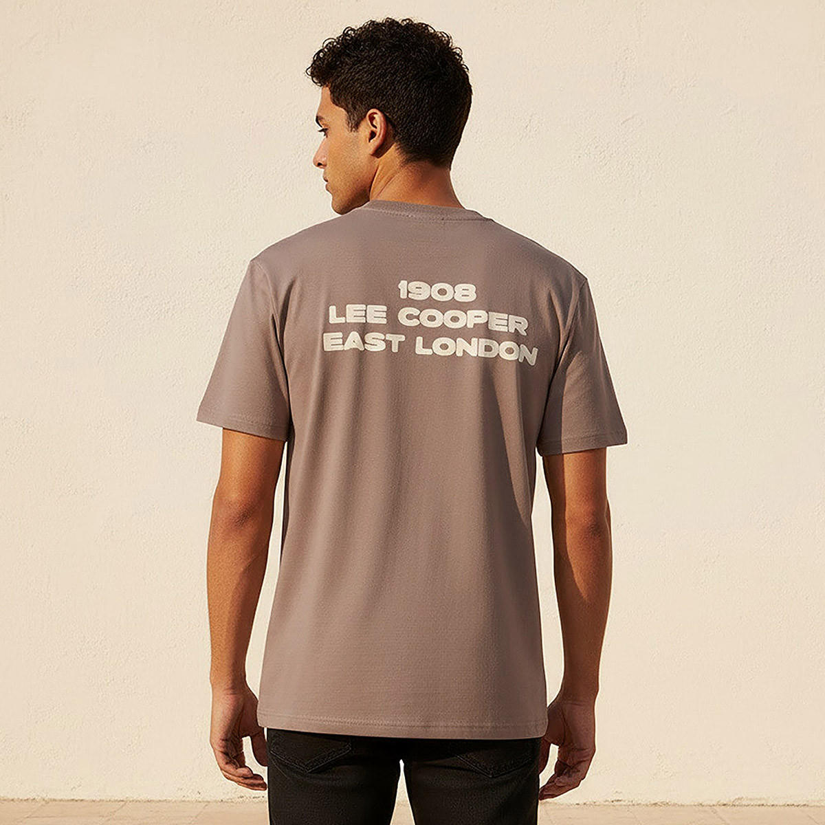 Lee Cooper Men Regular Fit Crew Neck Short Sleeve Logo Print T-shirt-men-clothing-tshirtsandpolos-tshirts-image-4