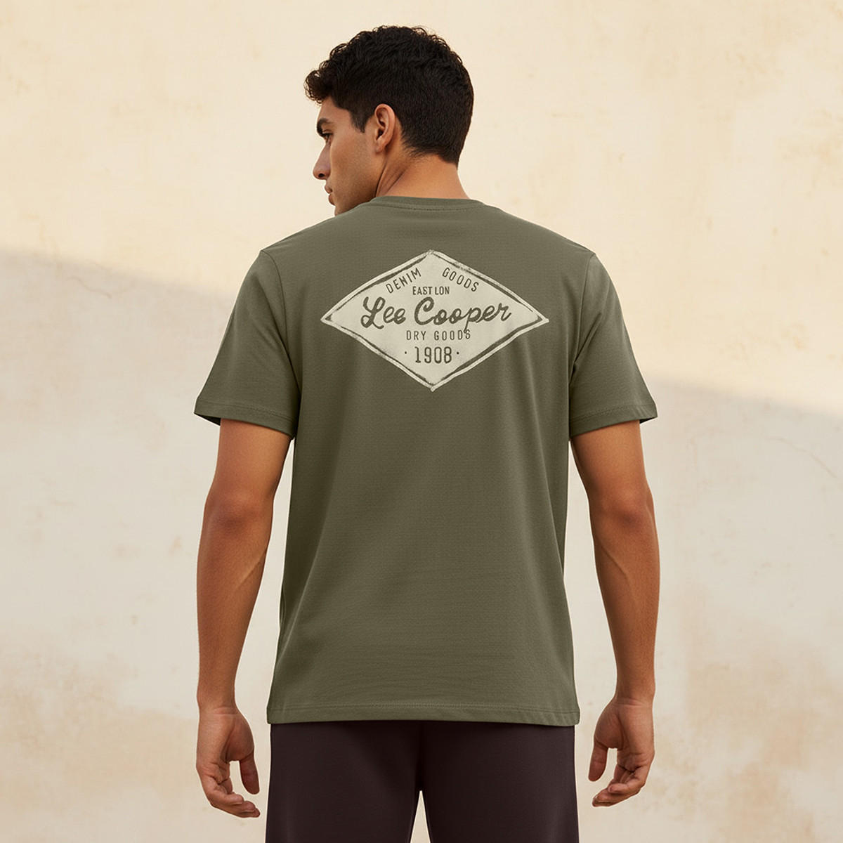 Lee Cooper Men Regular Fit Crew Neck Short Sleeve Logo Print T-shirt-men-clothing-tshirtsandpolos-tshirts-image-4