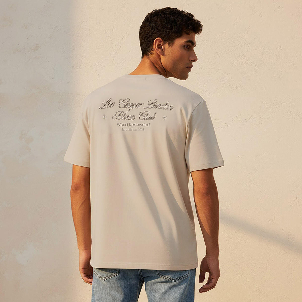 Lee Cooper Men Regular Fit Crew Neck Short Sleeve Logo Print T-shirt-men-clothing-tshirtsandpolos-tshirts-image-4