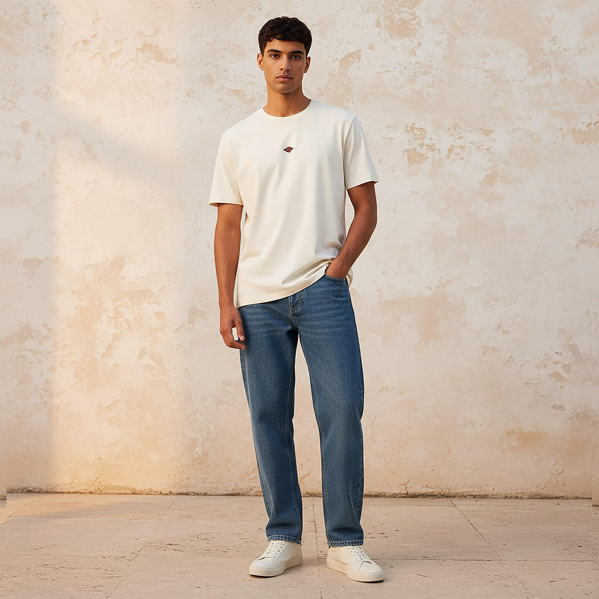 Lee Cooper Men Regular Fit Crew Neck Short Sleeve Logo Print T-shirt-men-clothing-tshirtsandpolos-tshirts-image-3