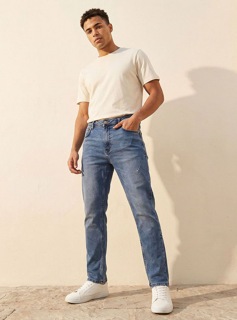 بنطلون جينز بقصّة عادية سوفت تاتش للرجال من لي كوبر-men-clothing-bottoms-jeans-image-3