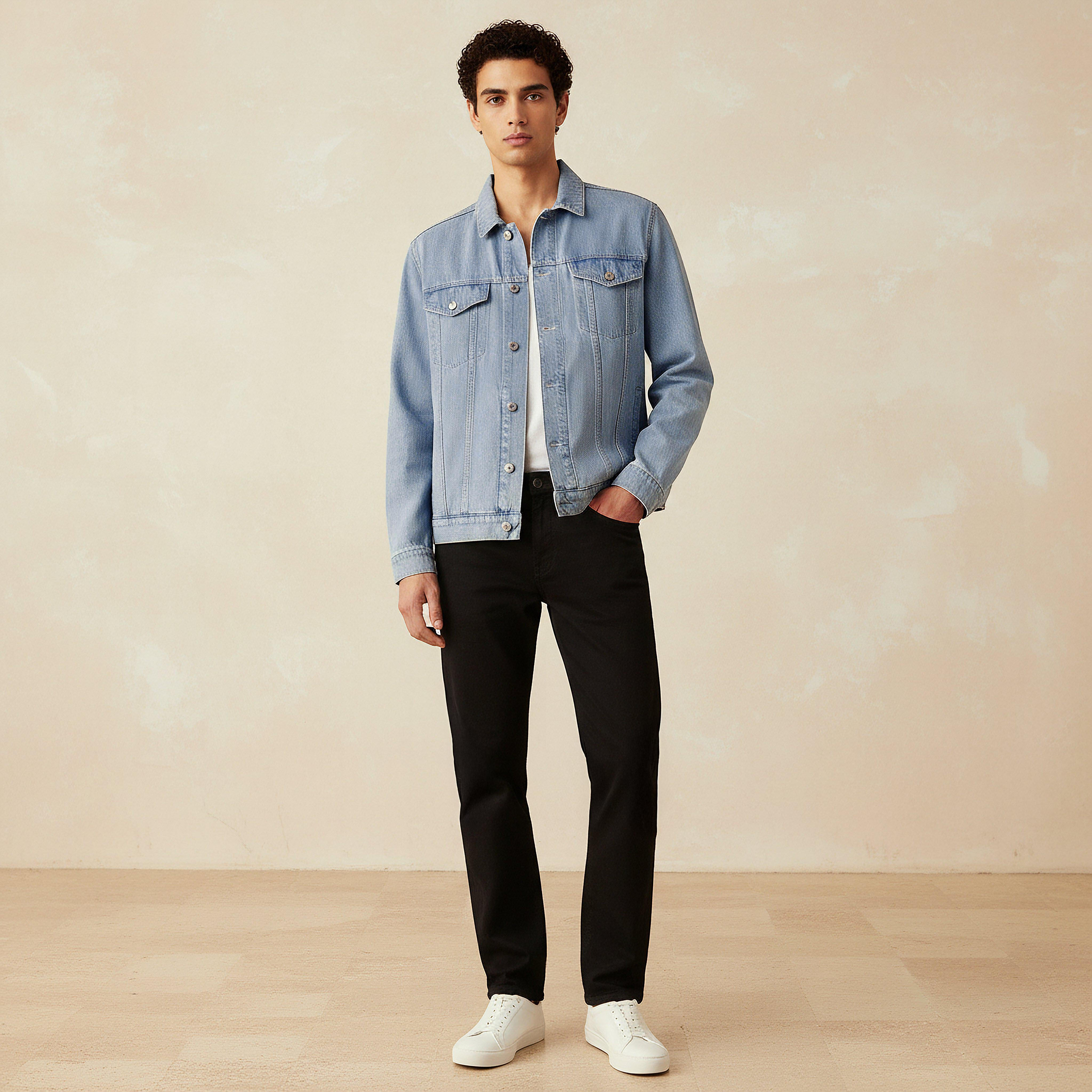 Lee Cooper Men Flap Pocket Trucker Jacket-men-clothing-jacketsandblazers-jackets-image-3