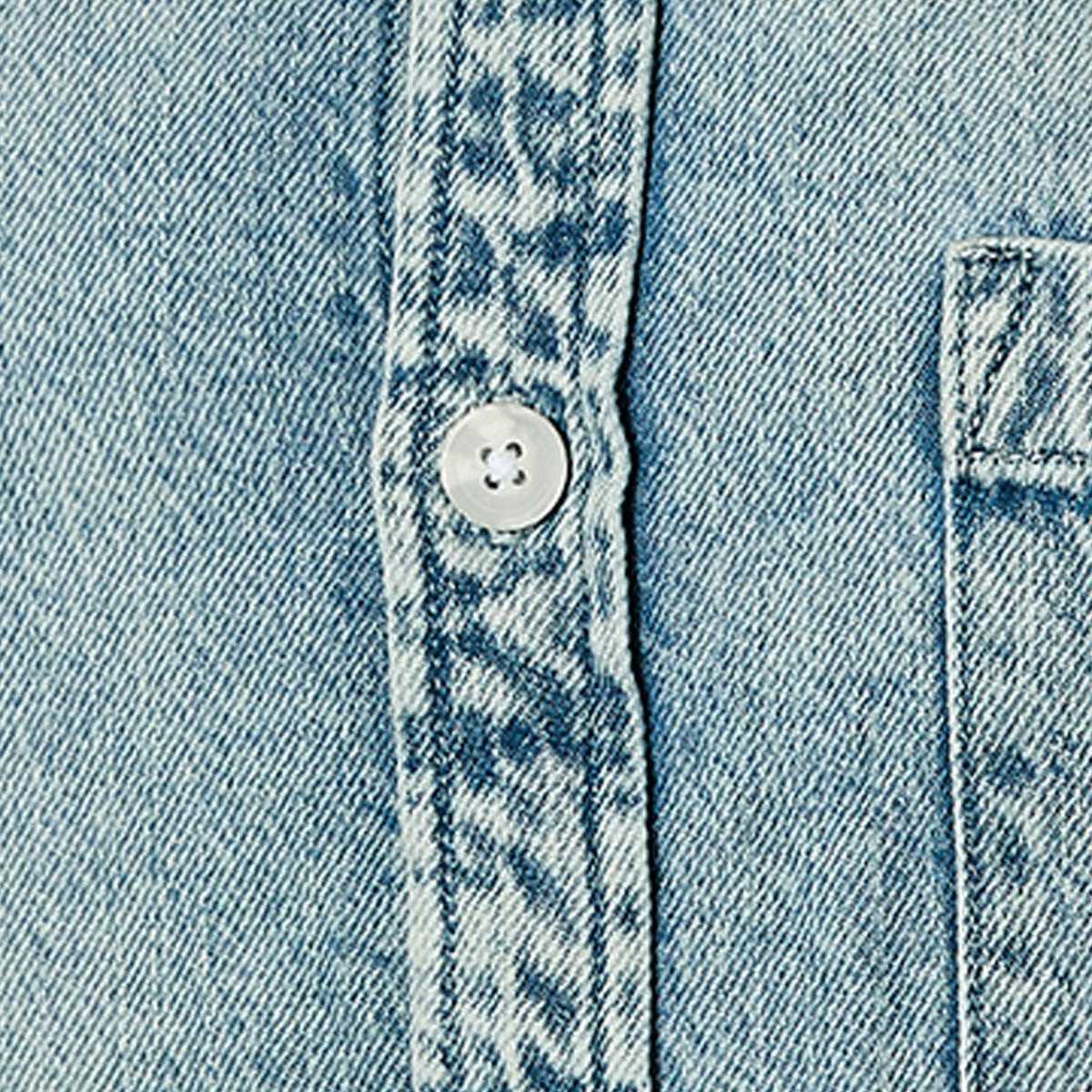 Lee Cooper Regular Fit Collared Panelled Denim Shirt-men-clothing-shirts-image-2