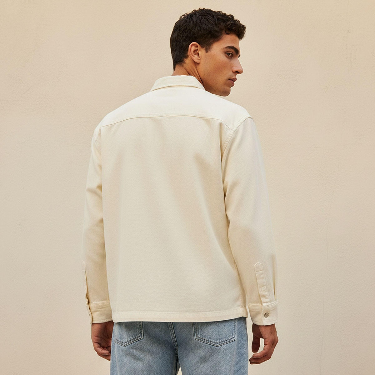 قميص بقصة وياقة عادية وأكمام طويلة من لي كوبر-men-clothing-shirts-image-4