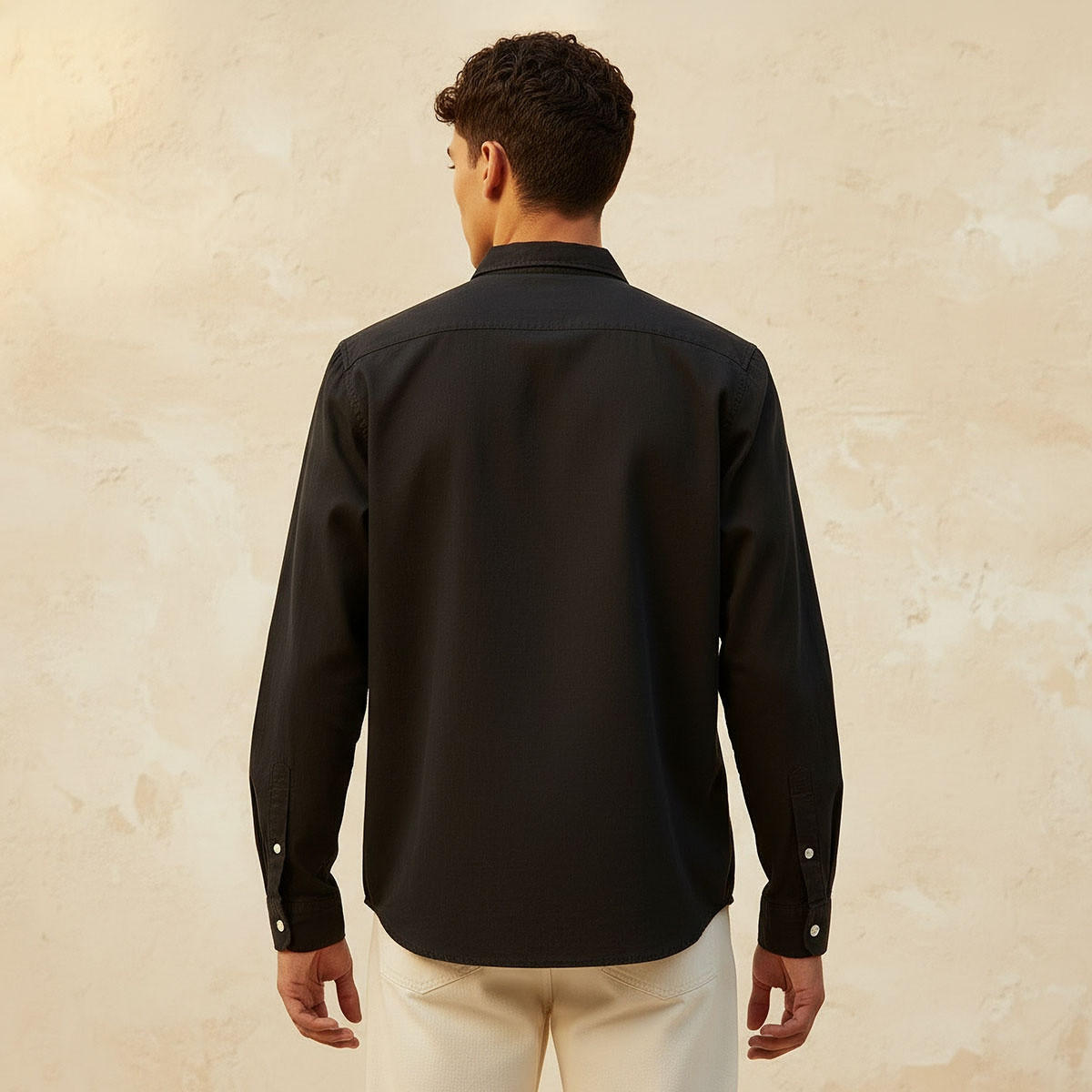 Lee Cooper Regular Fit Collared Long Sleeves Shirt-men-clothing-shirts-image-4