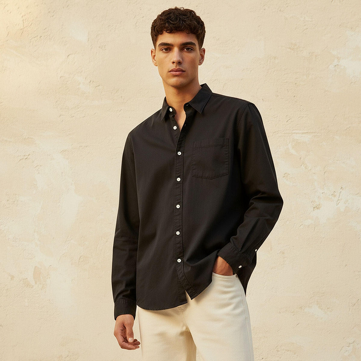 Lee Cooper Regular Fit Collared Long Sleeves Shirt-men-clothing-shirts-image-5