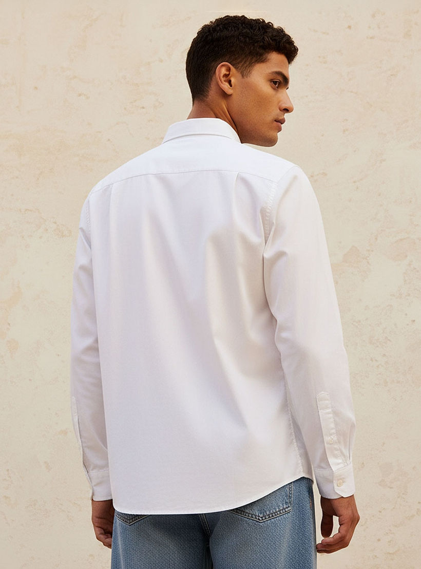 Lee Cooper Regular Fit Collared Long Sleeves Shirt-men-clothing-shirts-image-4