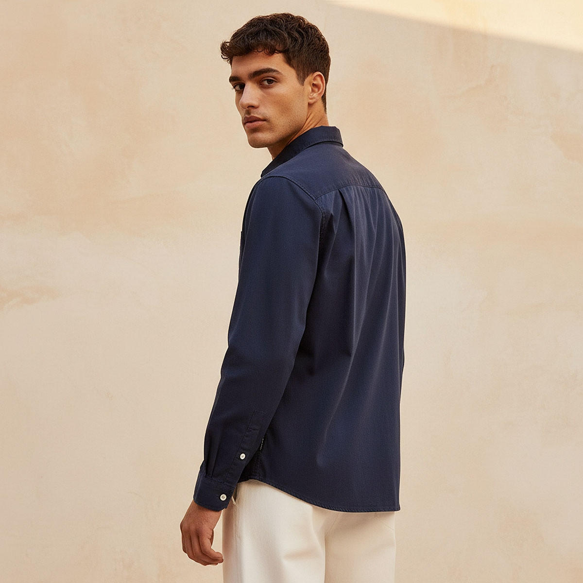 Lee Cooper Regular Fit Collared Long Sleeves Shirt-men-clothing-shirts-image-4
