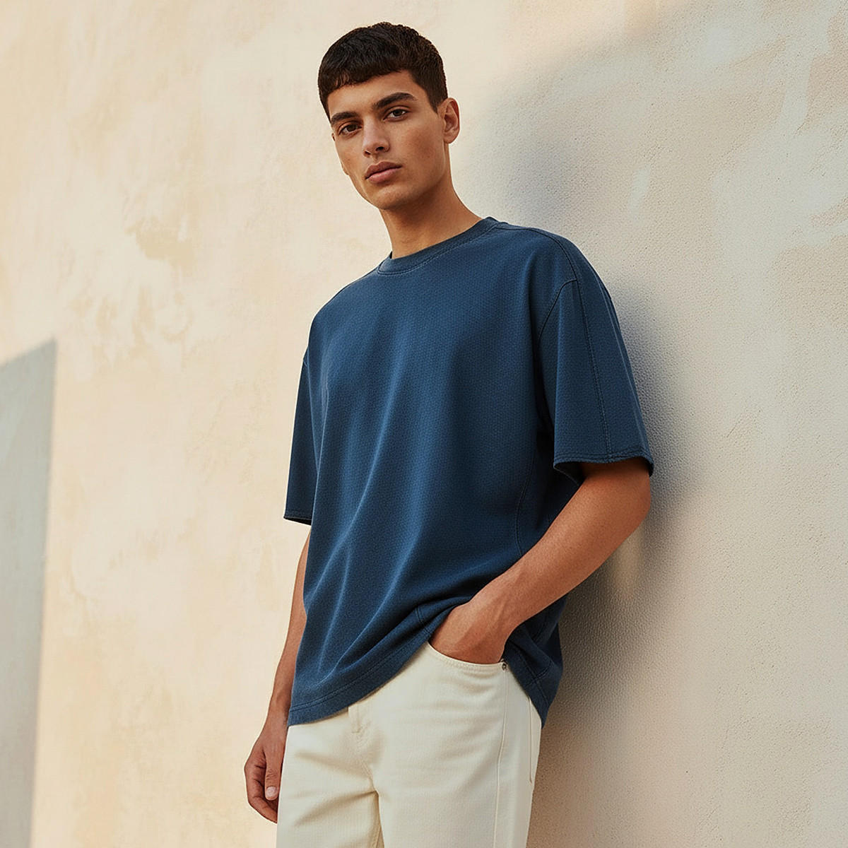 Lee Cooper Men Regular Fit Crew Neck Short Sleeve T-shirt-men-clothing-tshirtsandpolos-tshirts-image-1