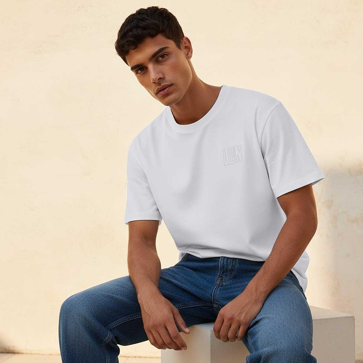 Lee Cooper Regular Fit Crew Neck Short Sleeves Embroidered T-shirt-men-clothing-tshirtsandpolos-tshirts-image-5