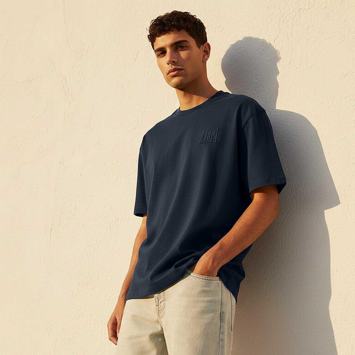 Lee Cooper Regular Fit Crew Neck Short Sleeves Embroidered T-shirt-men-clothing-tshirtsandpolos-tshirts-image-1