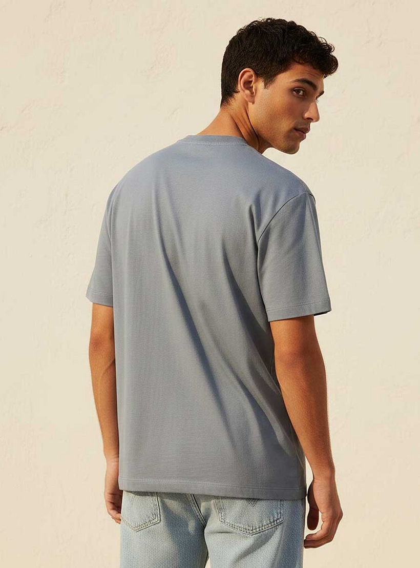 Lee Cooper Regular Fit Crew Neck Short Sleeves Logo Print T-shirt-men-clothing-tshirtsandpolos-tshirts-image-4