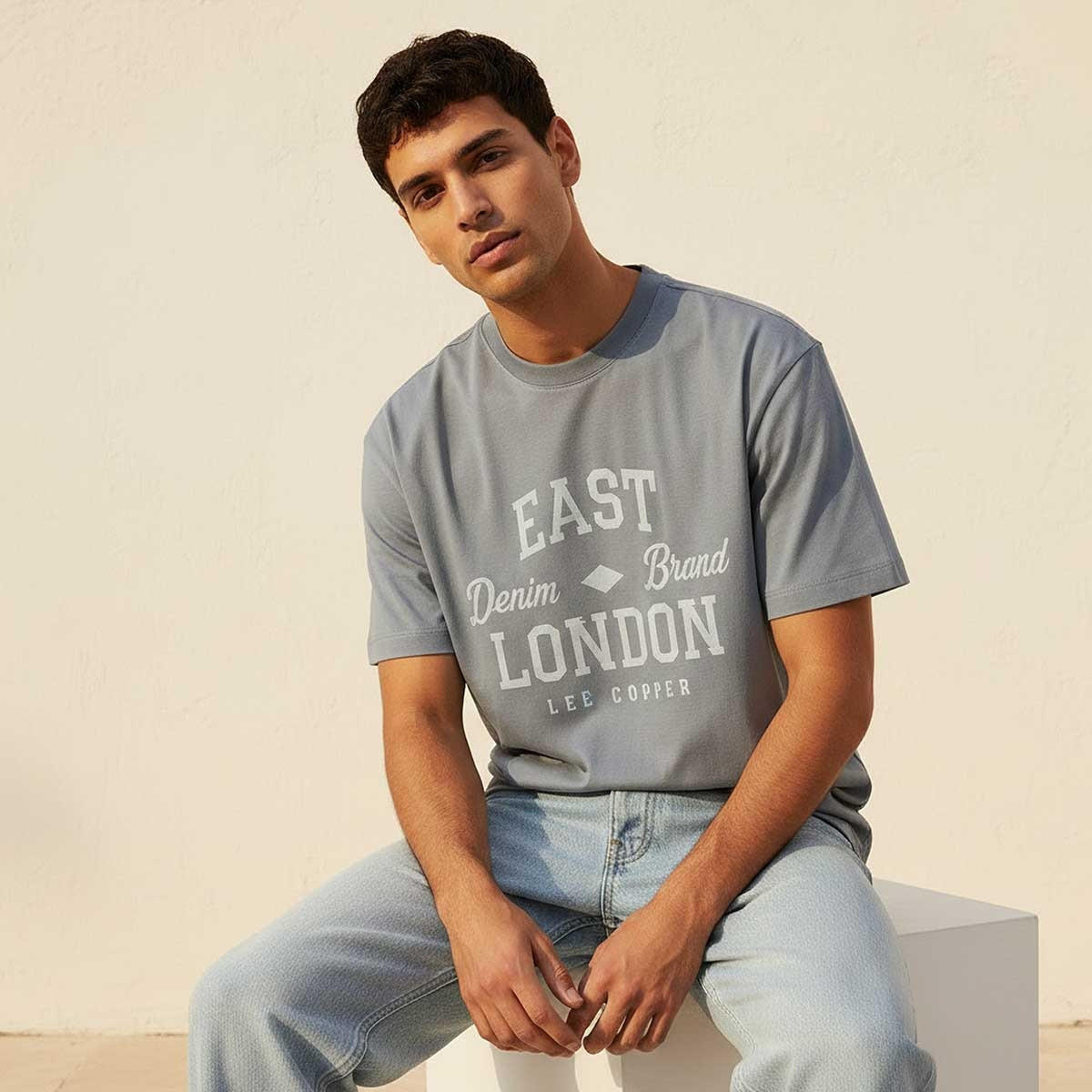 Lee Cooper Regular Fit Crew Neck Short Sleeves Logo Print T-shirt-men-clothing-tshirtsandpolos-tshirts-image-5