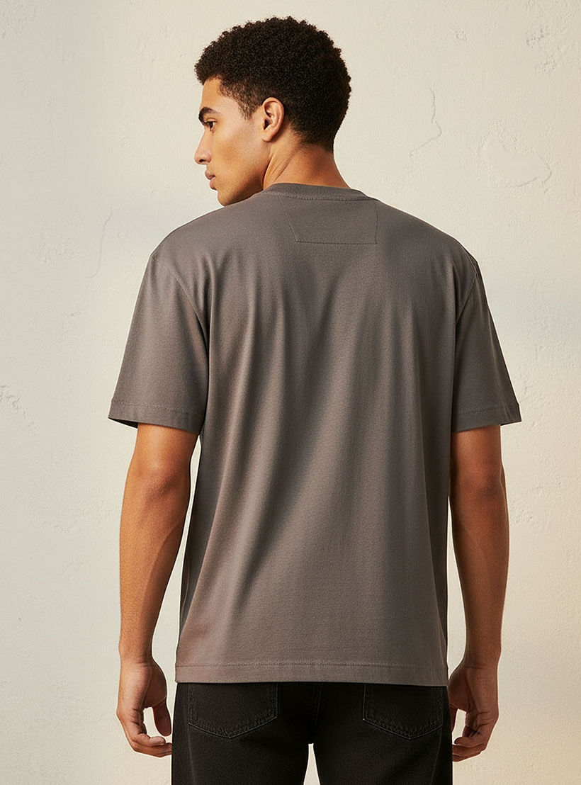 Lee Cooper Regular Fit Crew Neck Short Sleeves Logo Print T-shirt-men-clothing-tshirtsandpolos-tshirts-image-4