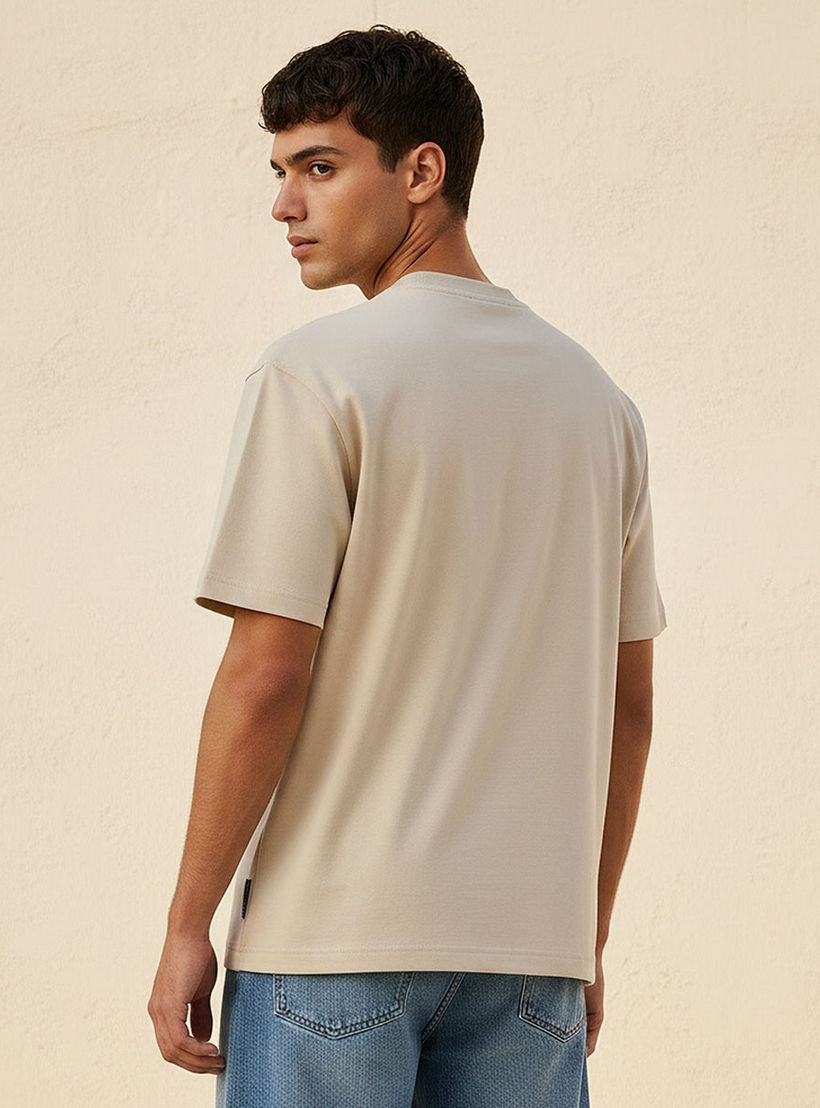 Lee Cooper Regular Fit Crew Neck Embroidered T-shirt-men-clothing-tshirtsandpolos-tshirts-image-4