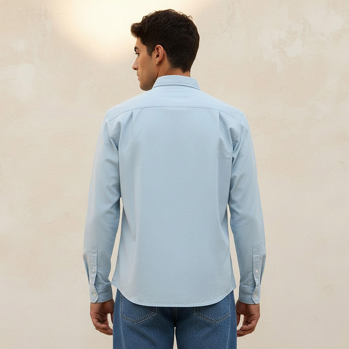 Lee Cooper Men Regular Fit Collared Long Sleeve Shirt-men-clothing-shirts-image-4