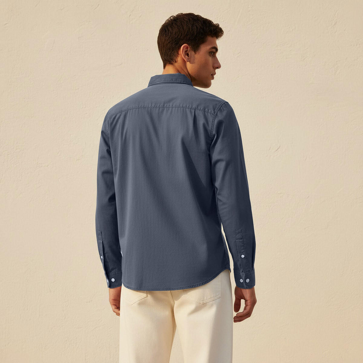 Lee Cooper Men Regular Fit Collared Long Sleeve Shirt-men-clothing-shirts-image-4
