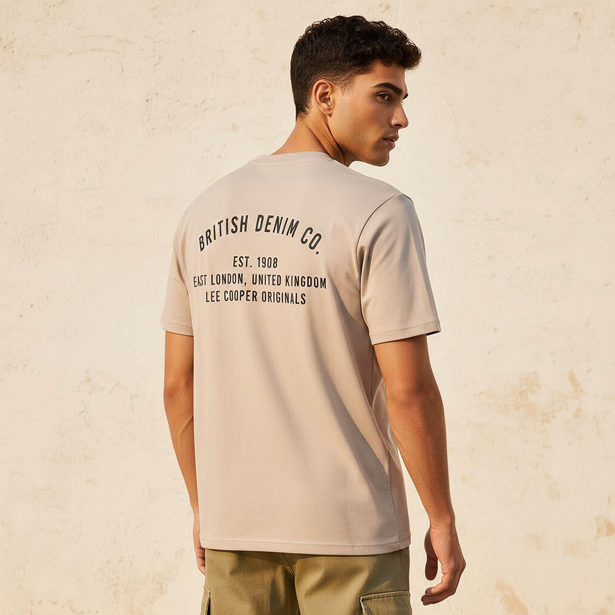 Lee Cooper Men Regular Fit Crew Neck Short Sleeve Logo Print T-shirt-men-clothing-tshirtsandpolos-tshirts-image-4