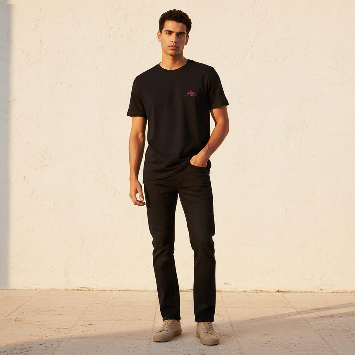 Lee Cooper Men Regular Fit Crew Neck Short Sleeve Logo Print T-shirt-men-clothing-tshirtsandpolos-tshirts-image-3