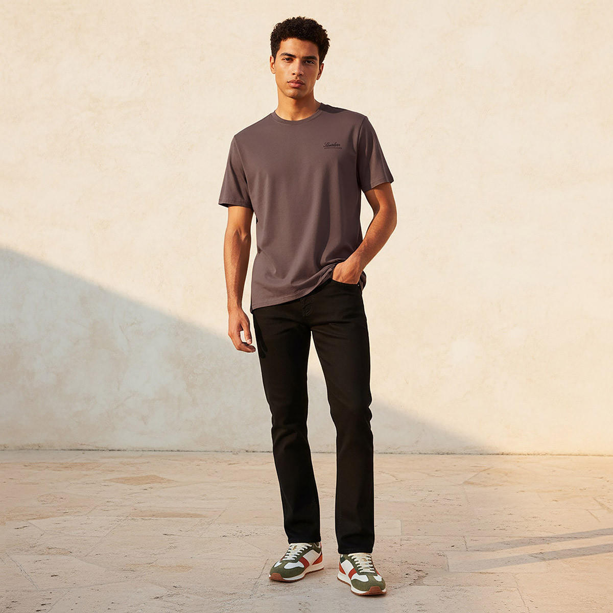 Lee Cooper Men Regular Fit Crew Neck Short Sleeve Logo Print T-shirt-men-clothing-tshirtsandpolos-tshirts-image-3