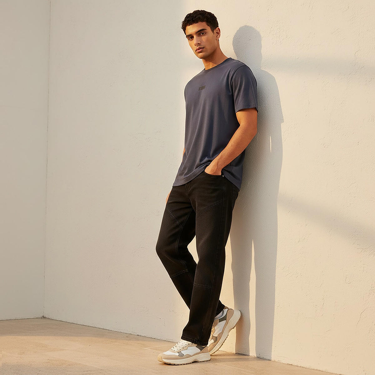 Lee Cooper Men Regular Fit Crew Neck Short Sleeve Logo Print T-shirt-men-clothing-tshirtsandpolos-tshirts-image-3