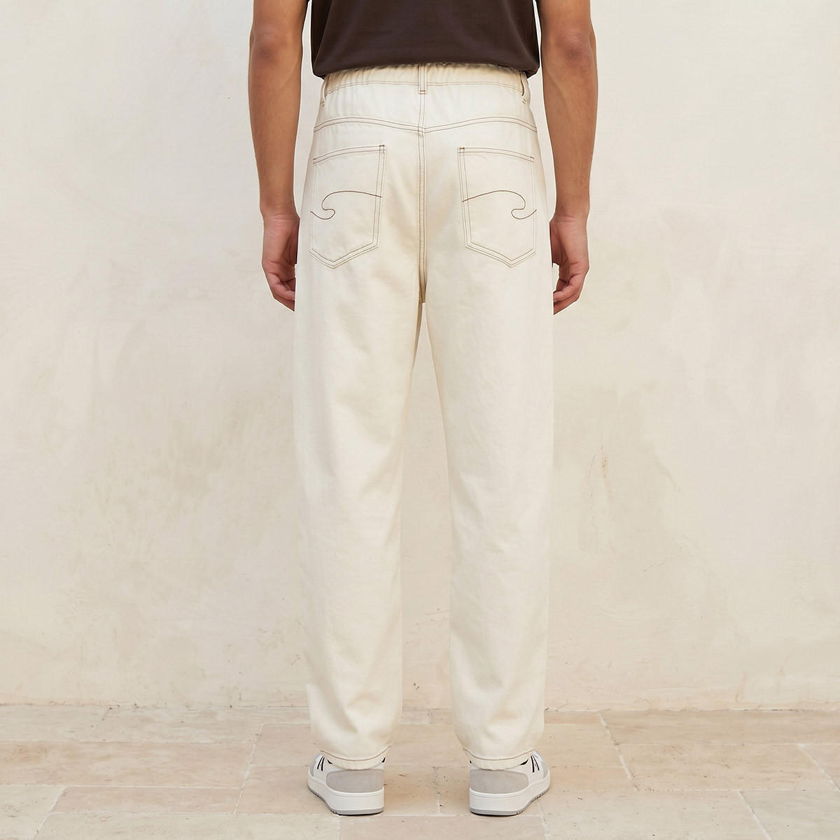 Lee Cooper Baggy Fit Cotton Jeans-men-clothing-bottoms-trousersandchinos-trousers-image-4