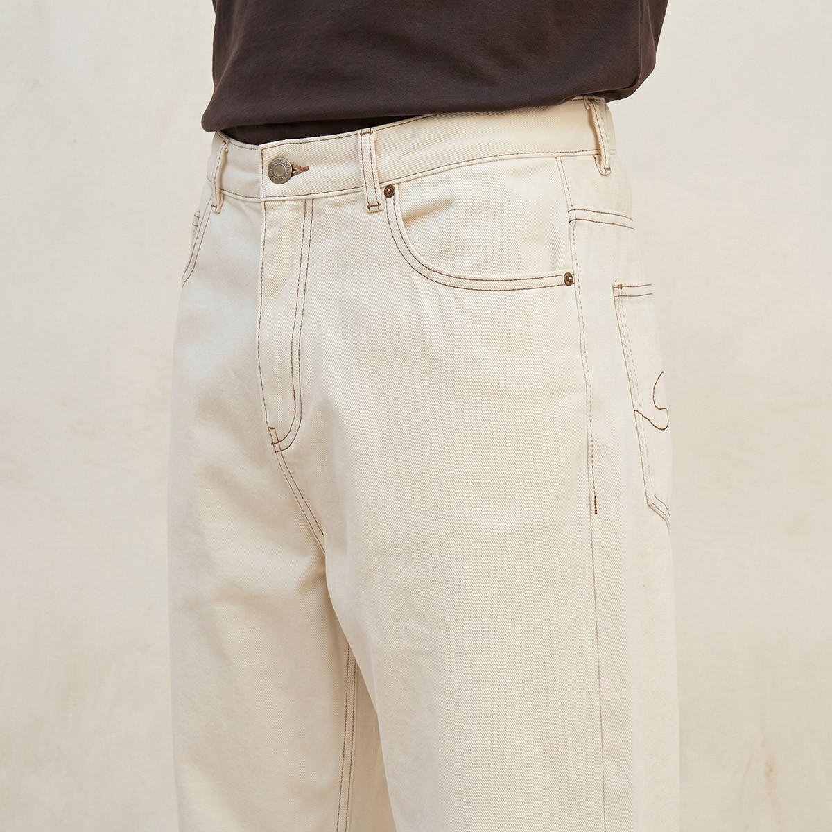 Lee Cooper Baggy Fit Cotton Jeans-men-clothing-bottoms-trousersandchinos-trousers-image-2