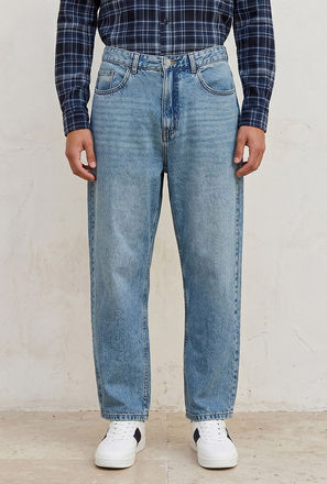 Lee Cooper Baggy Fit Cotton Jeans-men-clothing-image-1