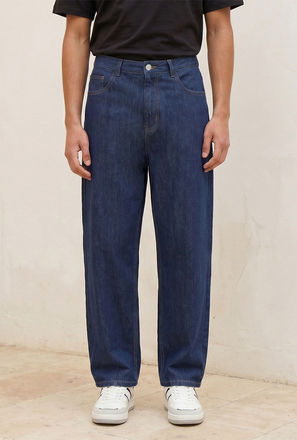 Lee Cooper Baggy Fit Cotton Jeans-men-clothing-image-1
