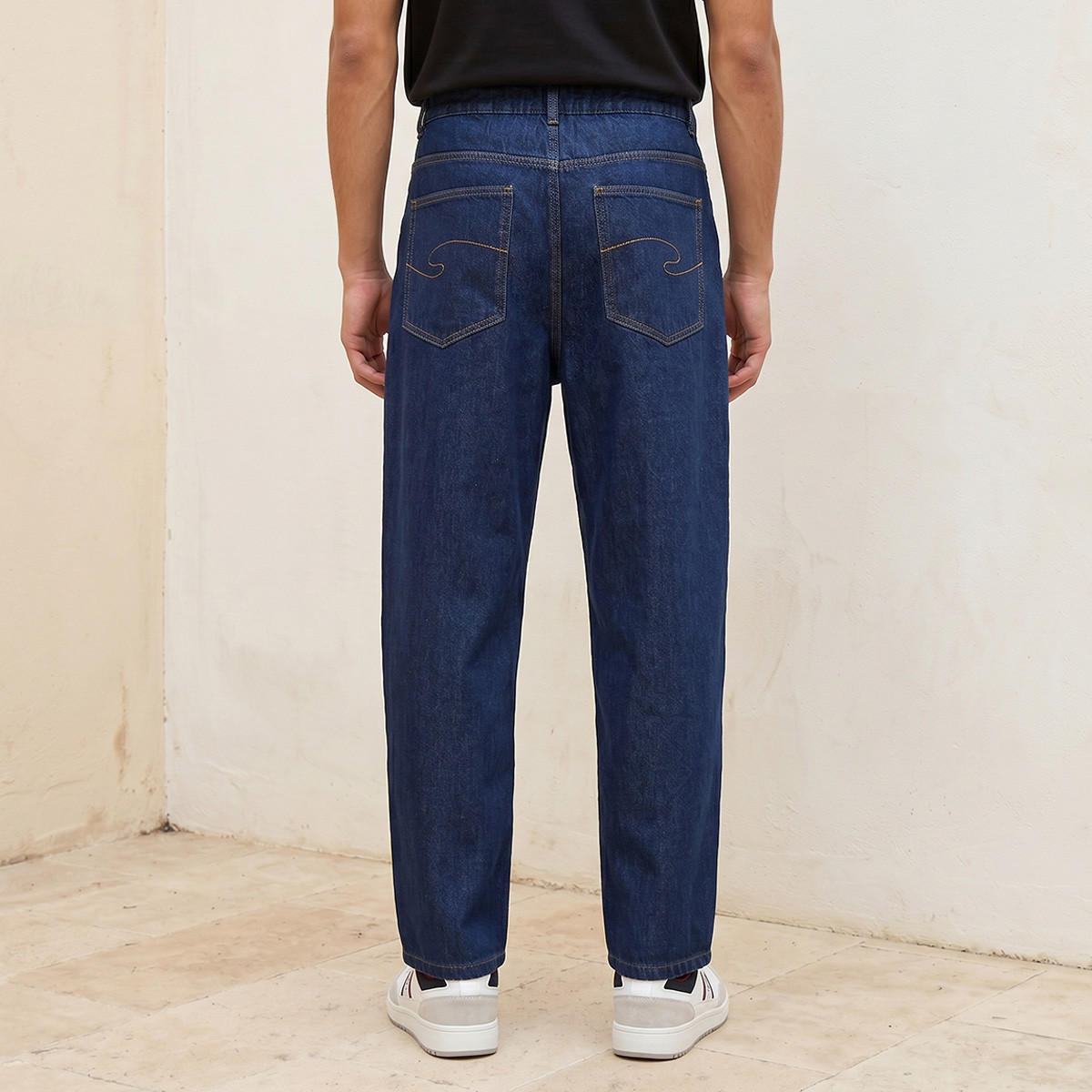 Lee Cooper Baggy Fit Cotton Jeans-men-clothing-bottoms-trousersandchinos-trousers-image-4