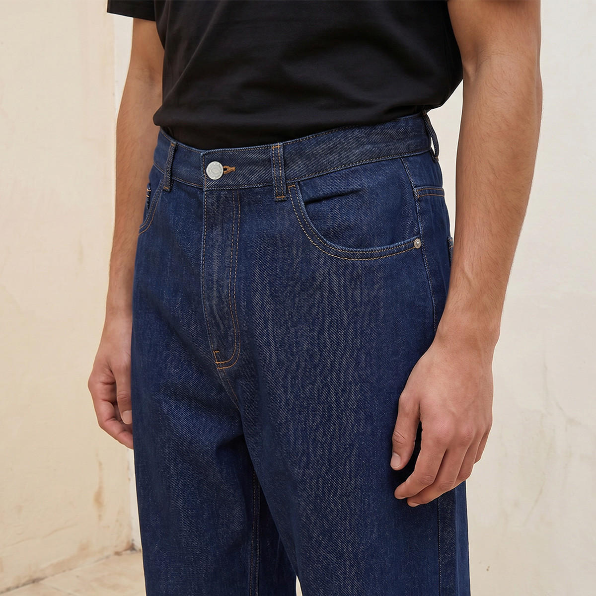 Lee Cooper Baggy Fit Cotton Jeans-men-clothing-bottoms-trousersandchinos-trousers-image-6