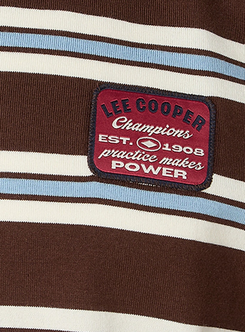 Lee Cooper Regular Fit Crew Neck Short Sleeves Striped T-shirt-men-clothing-tshirtsandpolos-tshirts-image-2